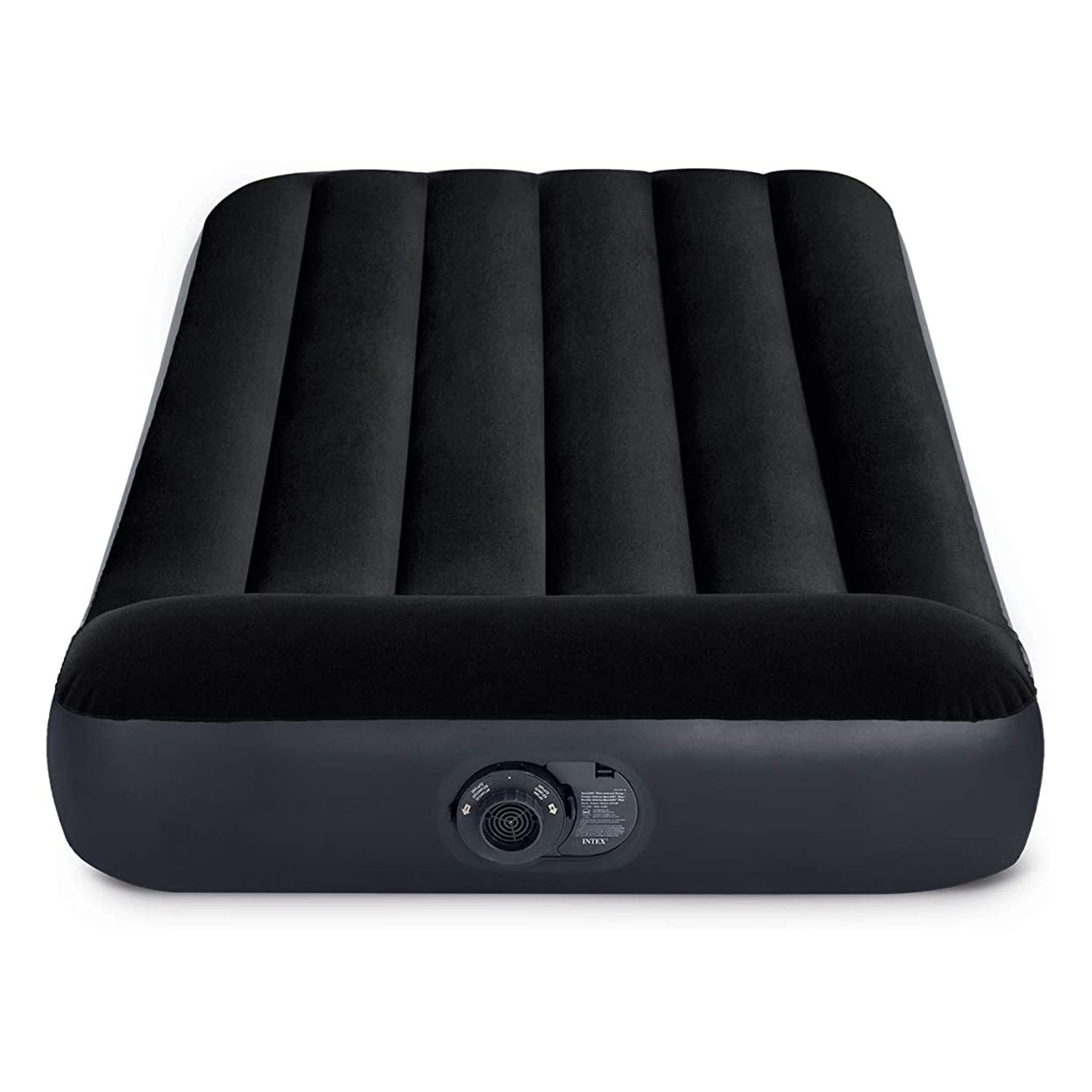 Intex Dura Pillow Rest Classic Blow Up Mattress Air Bed with Built In Pump, Twin - Smart-nests
