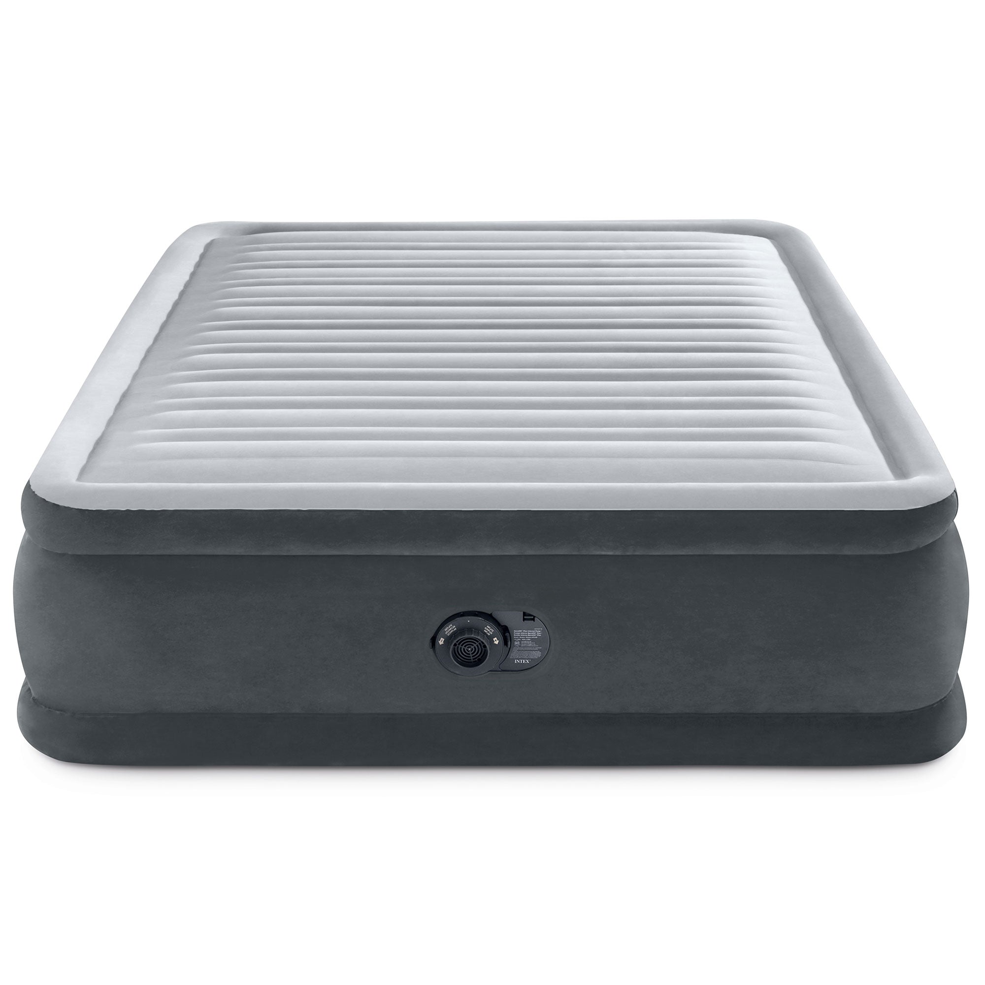 Intex Dura Beam Deluxe Pillow Raised Bed with Built In Pump, Queen