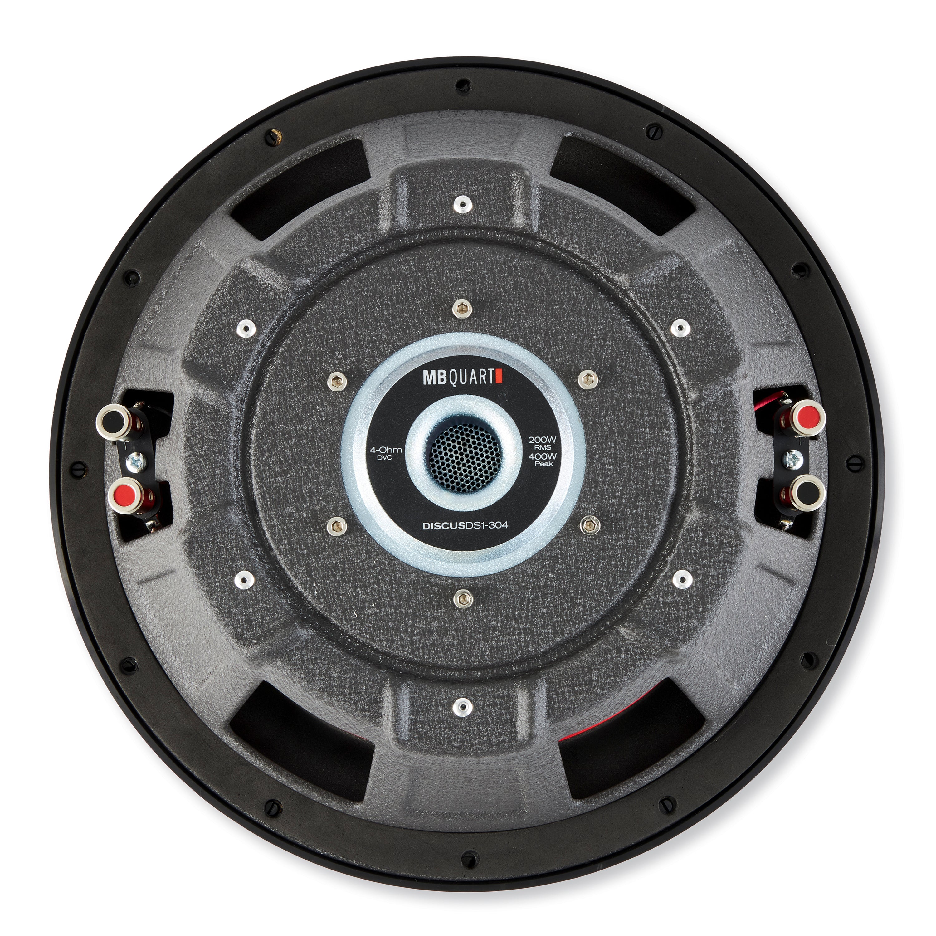 MB Quart DS1-304 400 Watt 12 Inch Slim Shallow Subwoofer Car/Truck DVC Sub - Smart-nests