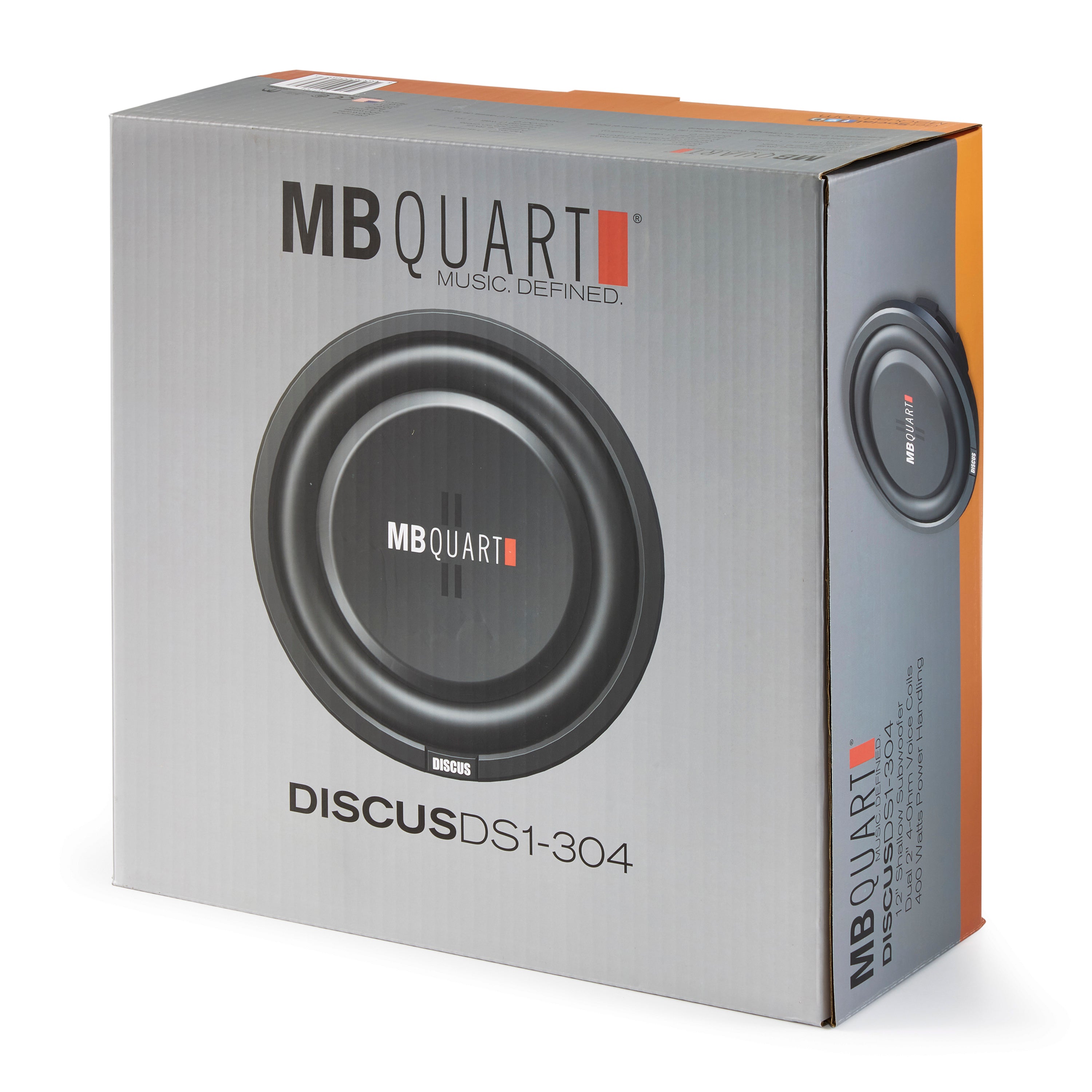 MB Quart DS1-304 400 Watt 12 Inch Slim Shallow Subwoofer Car/Truck DVC Sub - Smart-nests