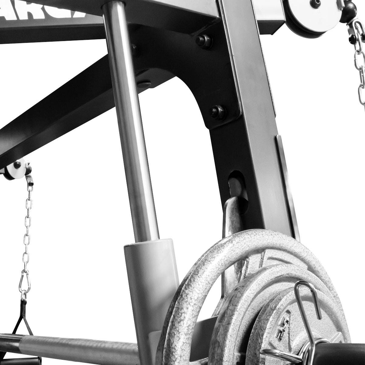 Marcy Deluxe Diamond Elite Smith Cage Home Workout Total Body Gym Machine System - Smart-nests