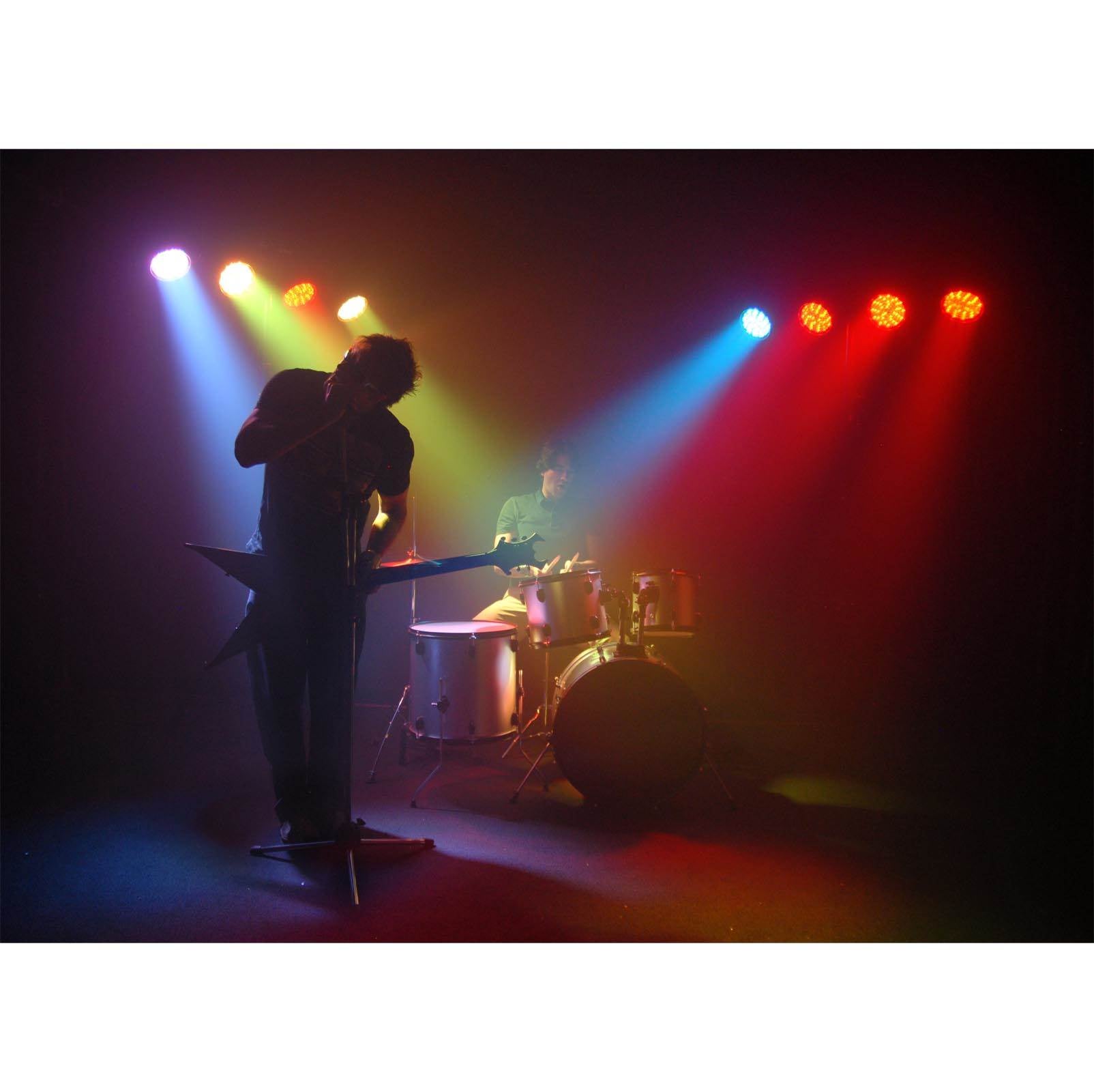 CHAUVET DJ 4BAR USB DMX LED Wash Light System w/Tripod, Travel Bags & Footswitch - Smart-nests