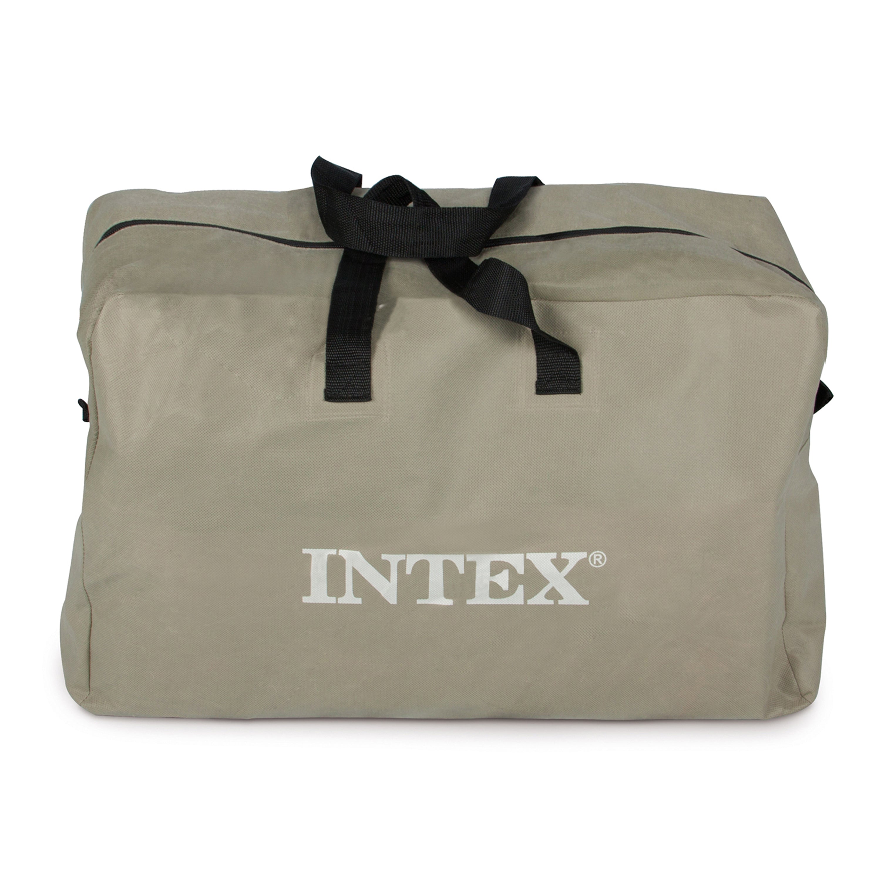 Intex Excursion 4 Person Inflatable Rafting and Fishing Boat Set with 2 Oars - Smart-nests