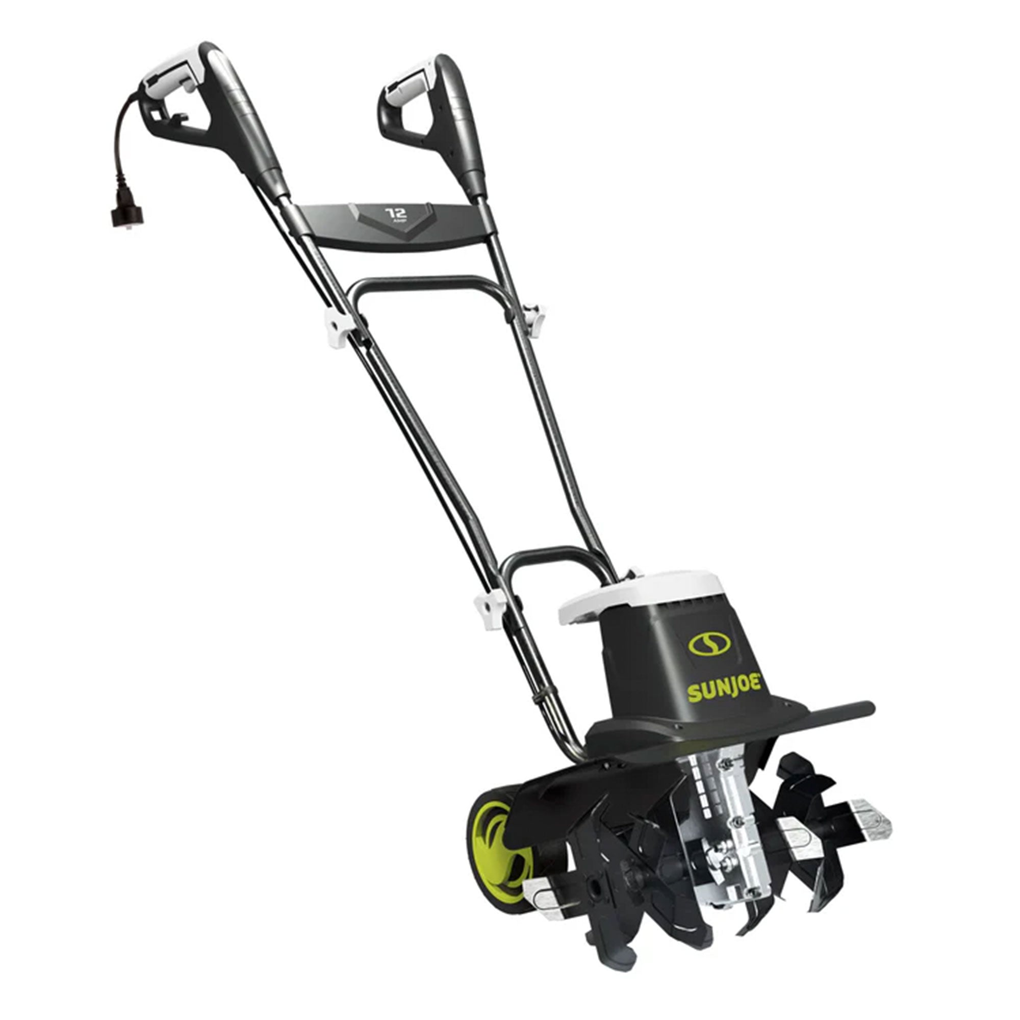 Sun Joe Electric Garden Tiller Cultivator, Steel Tines, 12 Amp, 16", TJ603E - Smart-nests