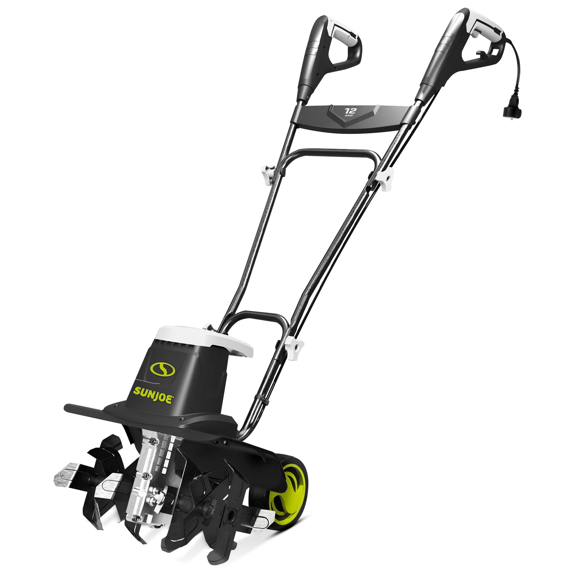 Sun Joe Electric Garden Tiller Cultivator, Steel Tines, 12 Amp, 16", TJ603E - Smart-nests