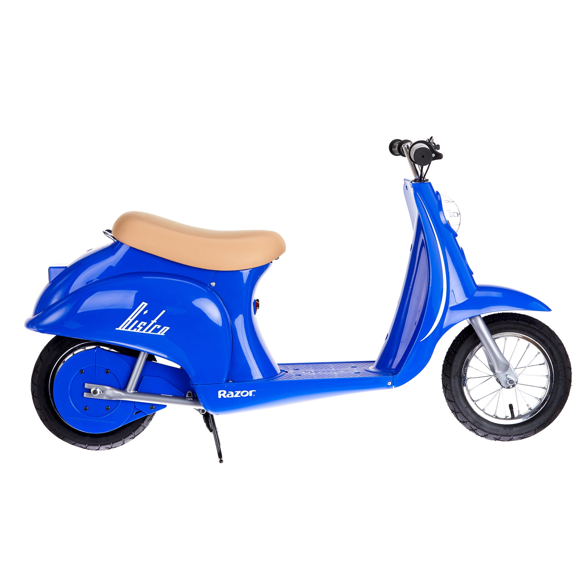 Razor Pocket Mod Miniature Euro 24V Electric Kids Ride On Retro Scooter, Blue - Smart-nests