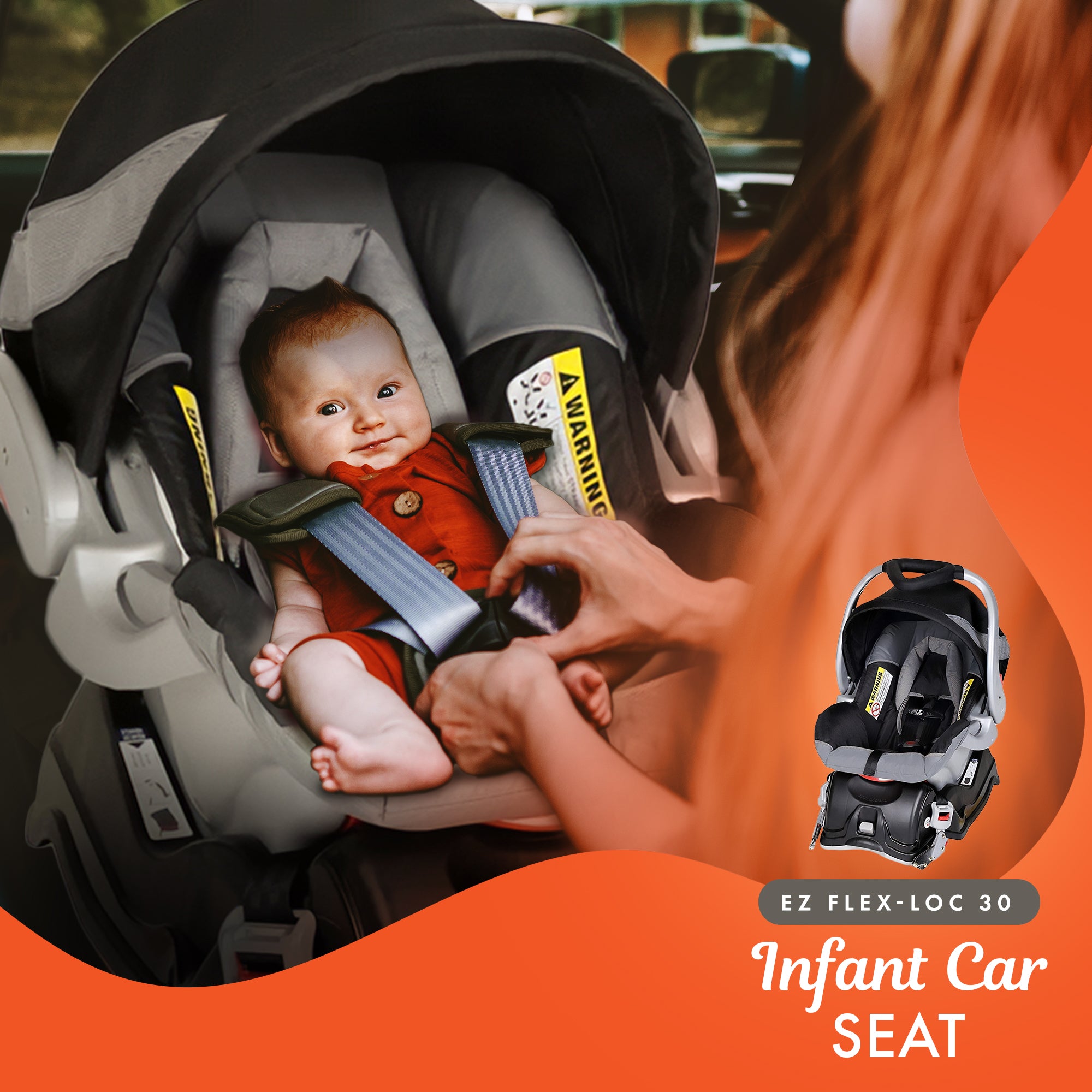 Baby Trend Expedition Travel System with Stroller and Car Seat, Millennium White - Smart-nests