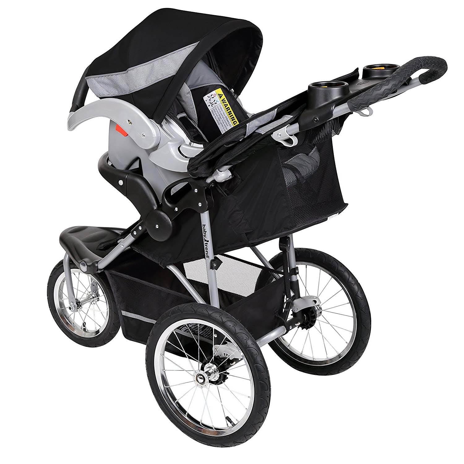 Baby Trend Expedition Travel System with Stroller and Car Seat, Millennium White - Smart-nests