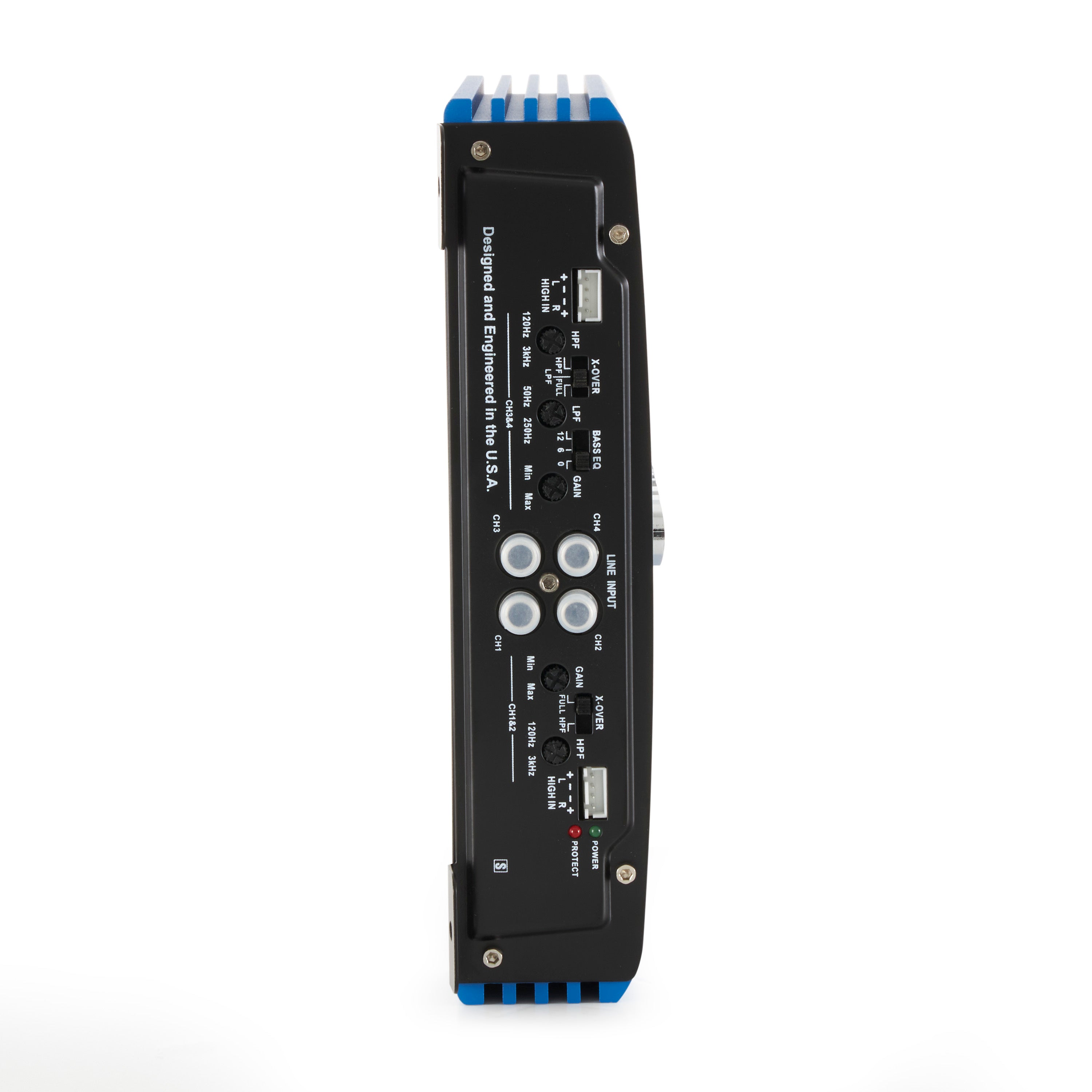 Crunch PowerDriveX 1000 Watt 4 Channel Exclusive Blue A/B Car Stereo Amplifier - Smart-nests