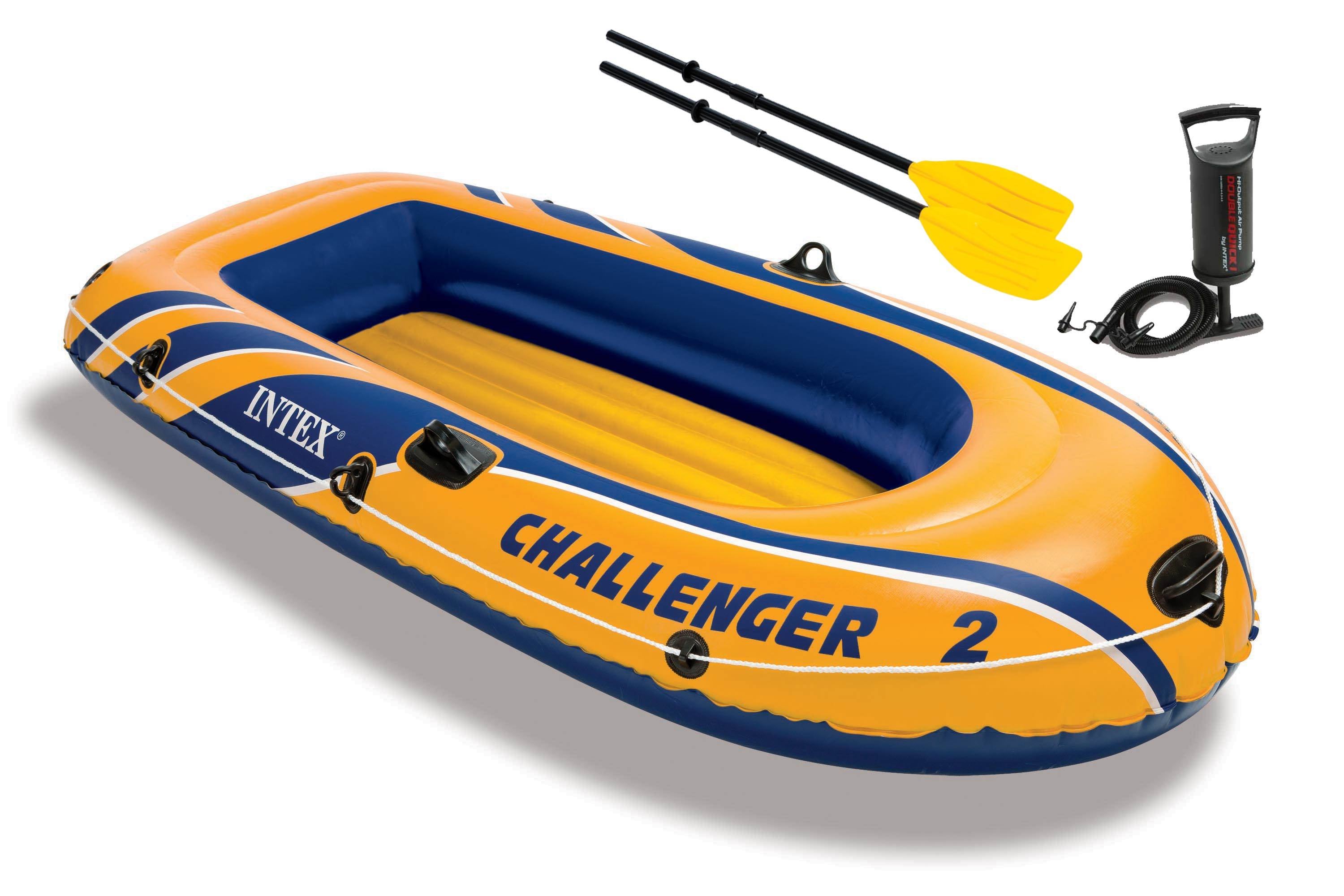 Intex Challenger 2 Inflatable Boat Set With Pump And Oars | 68367EP - Smart-nests