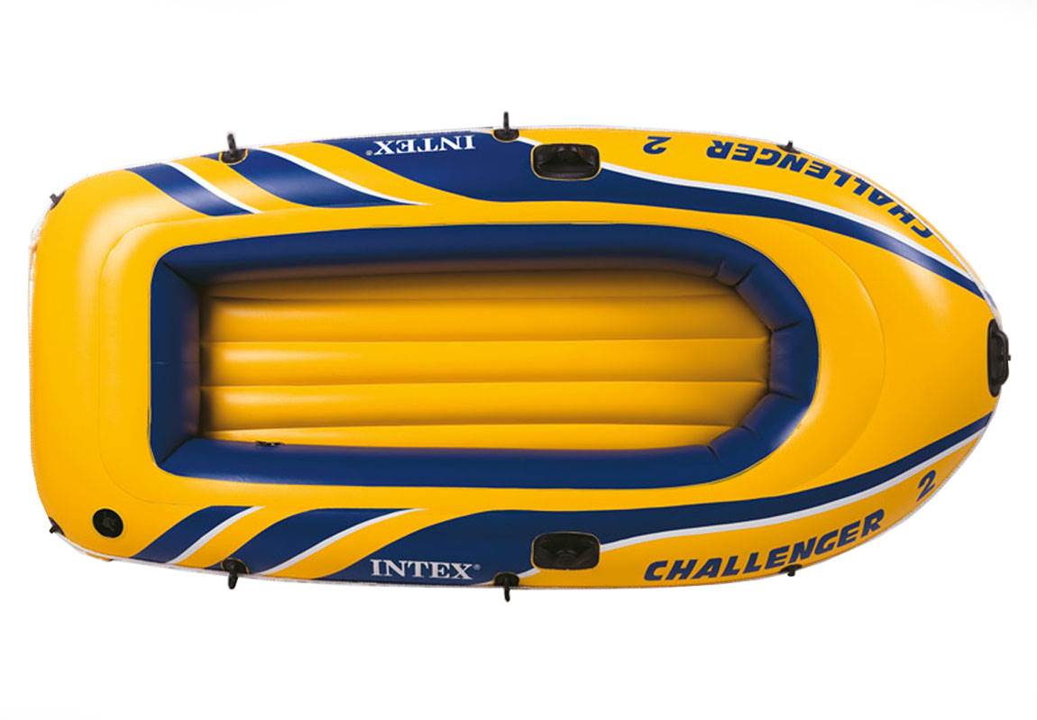 Intex Challenger 2 Inflatable Boat Set With Pump And Oars | 68367EP - Smart-nests