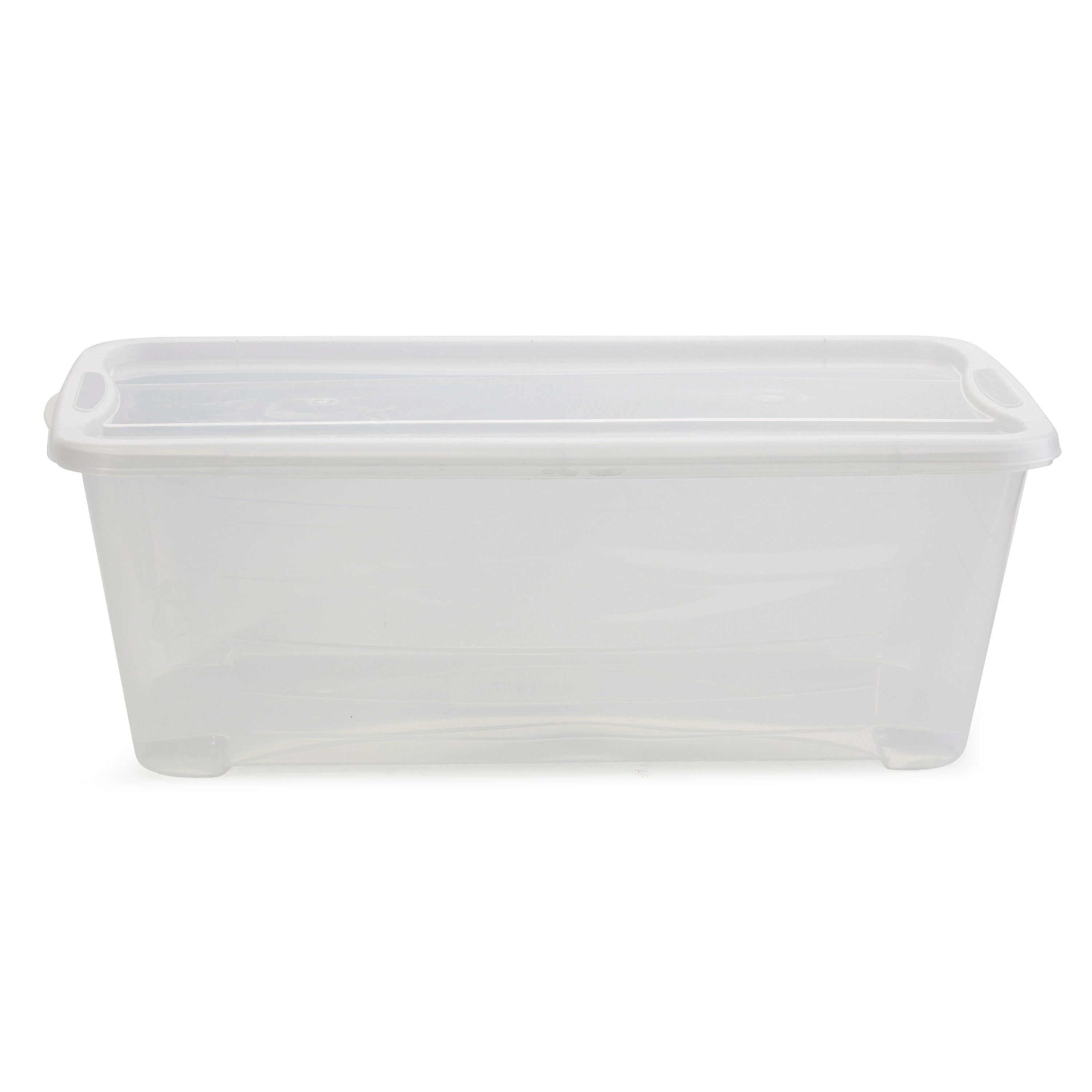 10-Pk Life Story 5.7L Storage Stacking Container, Clear (Open Box) (2 Pack) - Smart-nests
