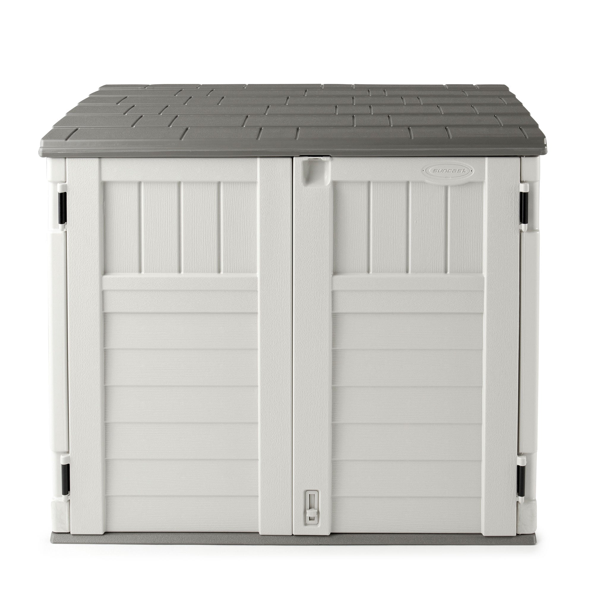 Suncast BMS2500 53 x 31.5 x 45.5" Horizontal Resin Outdoor Storage Shed w/ Floor - Smart-nests