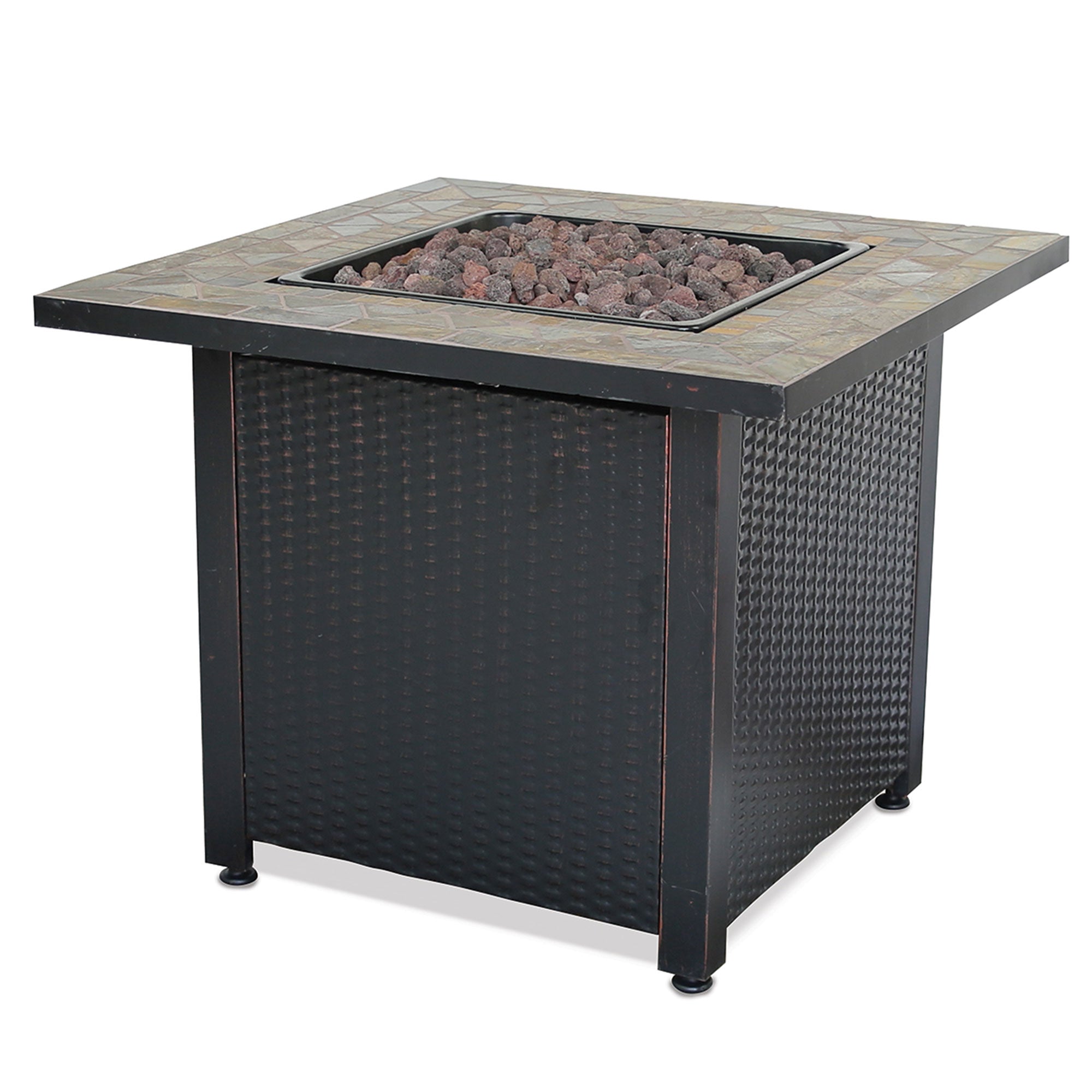 Endless Summer 30,000 BTU LP Gas Outdoor Fire Table with Lava Rock - Smart-nests