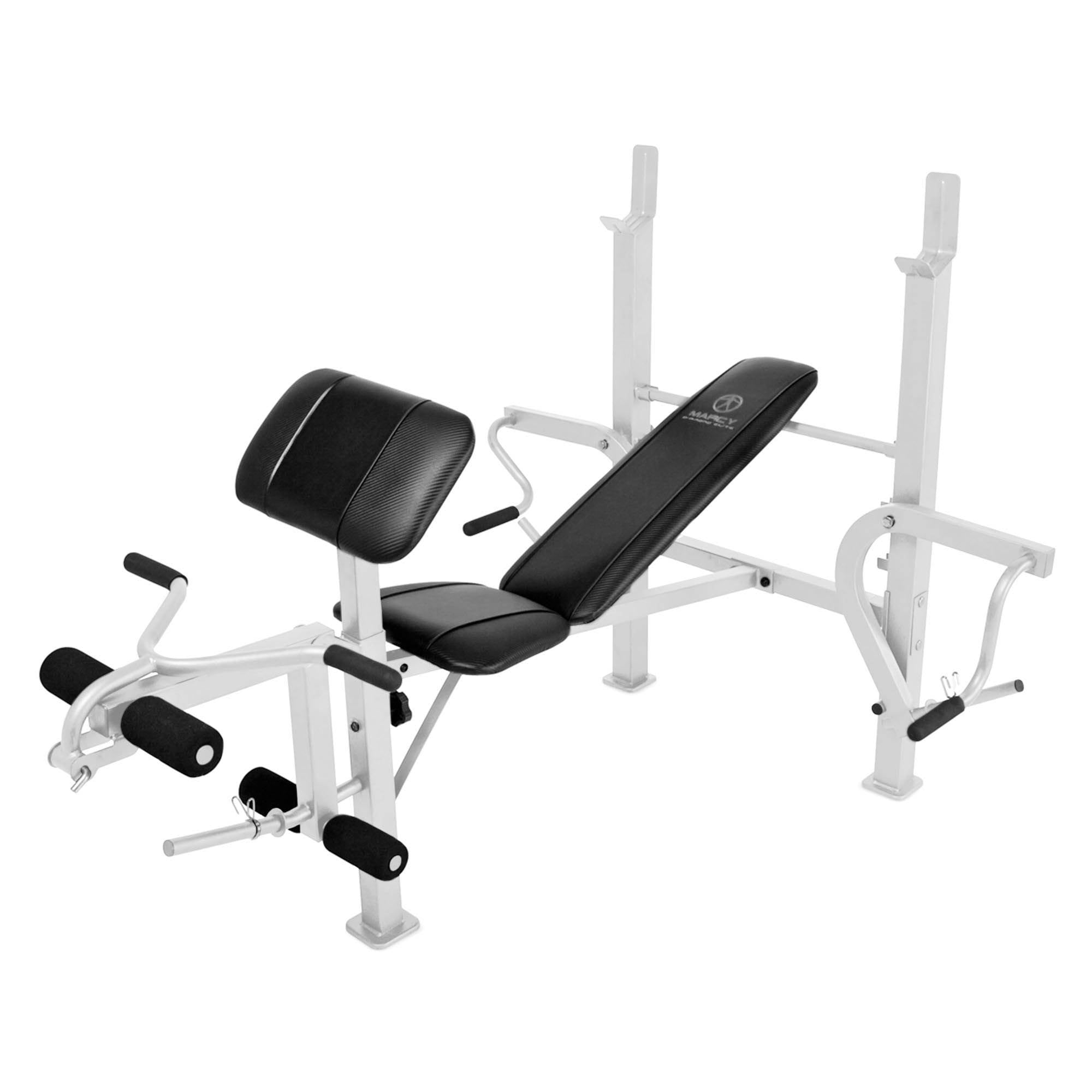 Marcy Diamond Elite Classic Multipurpose Home Gym Workout Lifting Weight Bench - Smart-nests