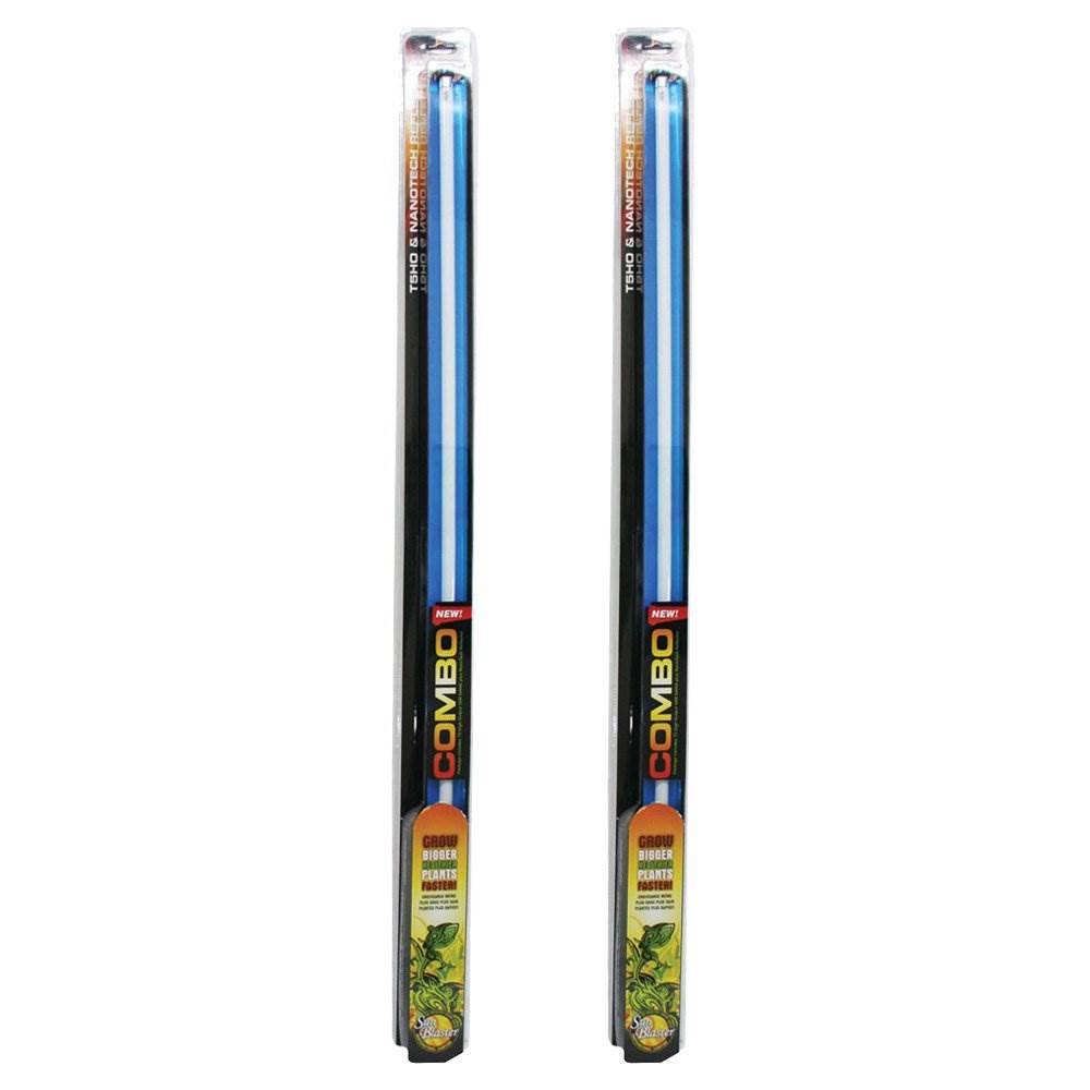 SunBlaster 54W 6400K 4' Grow Light Ballast with NanoTech Reflector, 2 Pack - Smart-nests