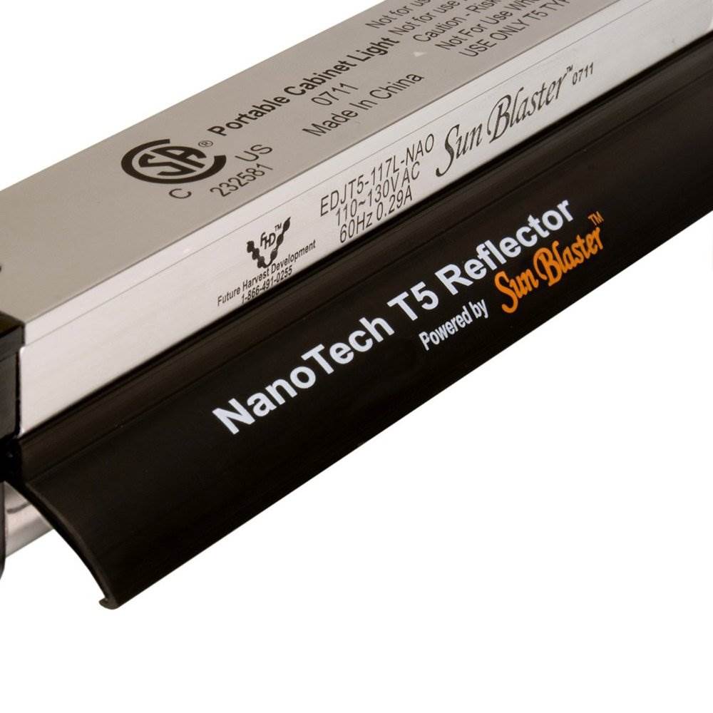 SunBlaster 54W 6400K 4' Grow Light Ballast with NanoTech Reflector, 2 Pack - Smart-nests