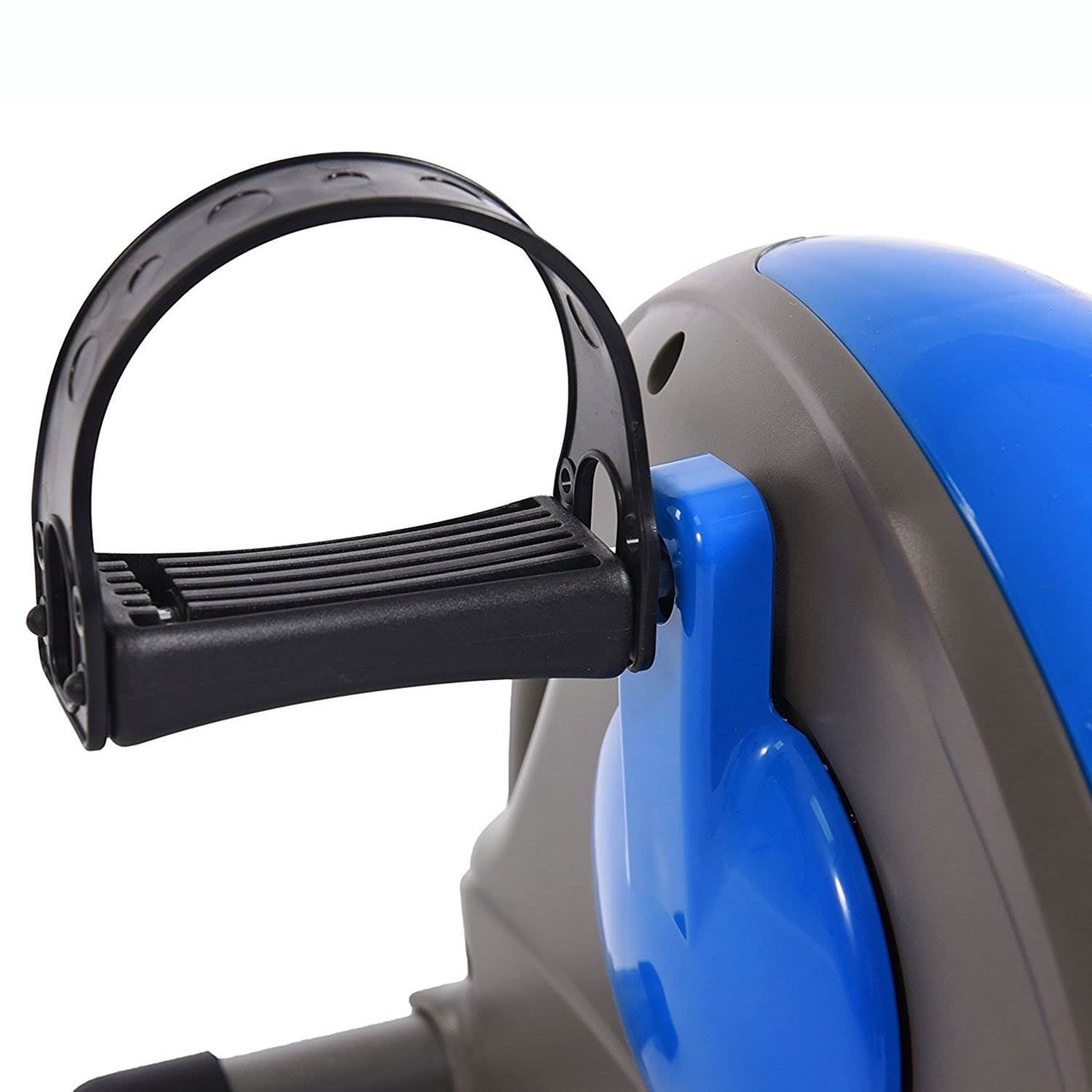 Stamina Compact Adjustable Mini Exercise Bike with Smooth Pedal System, Blue - Smart-nests