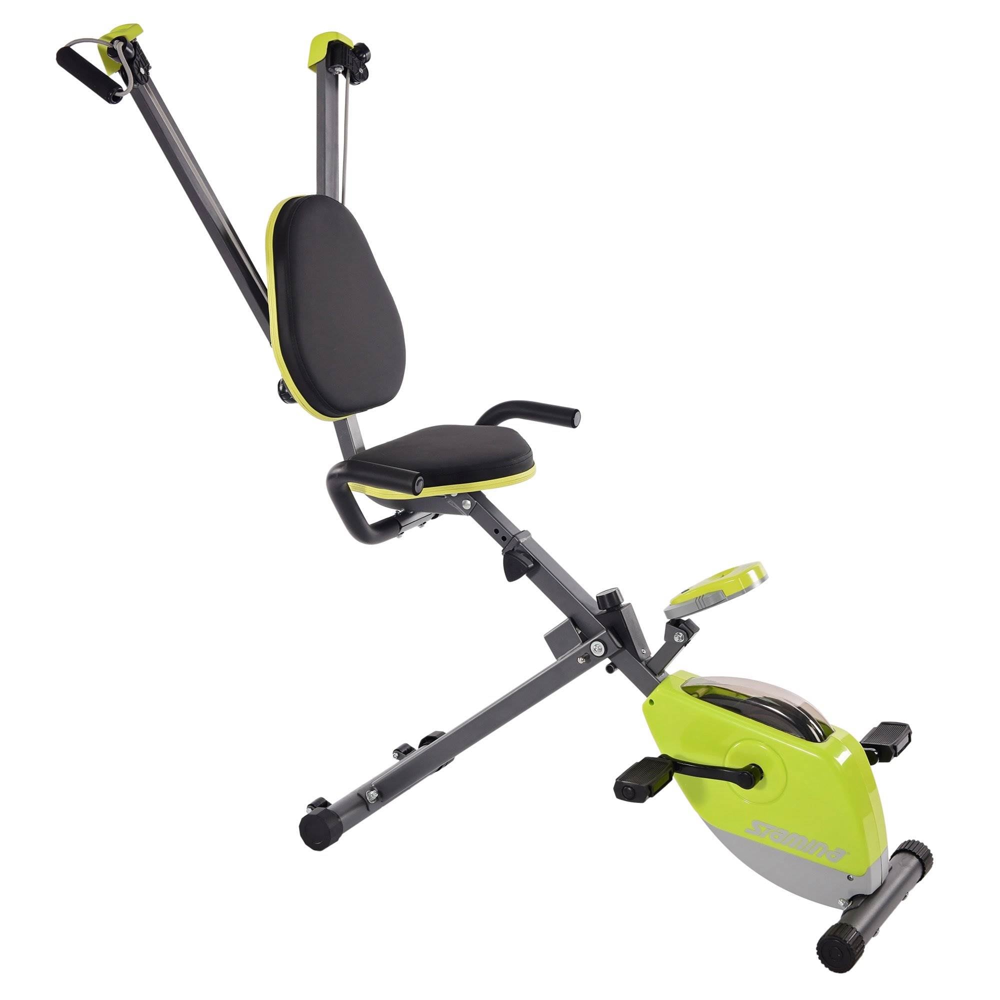 Stamina Wonder Stationary Portable Magnetic Resistance Training Exercise Bike - Smart-nests