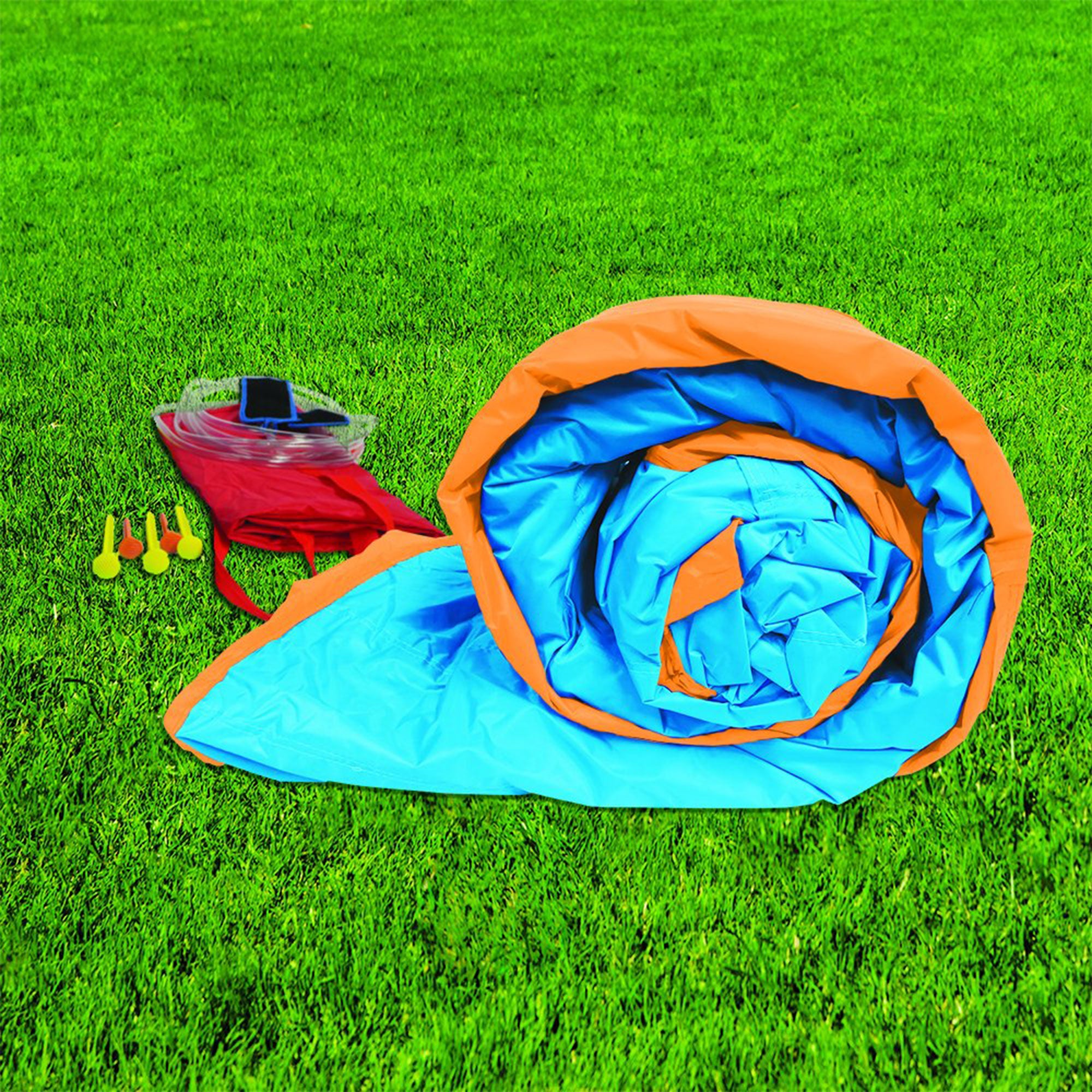 Banzai Surf Rider Kids Inflatable Outdoor Aqua Lagoon Water Slide Splash Park - Smart-nests