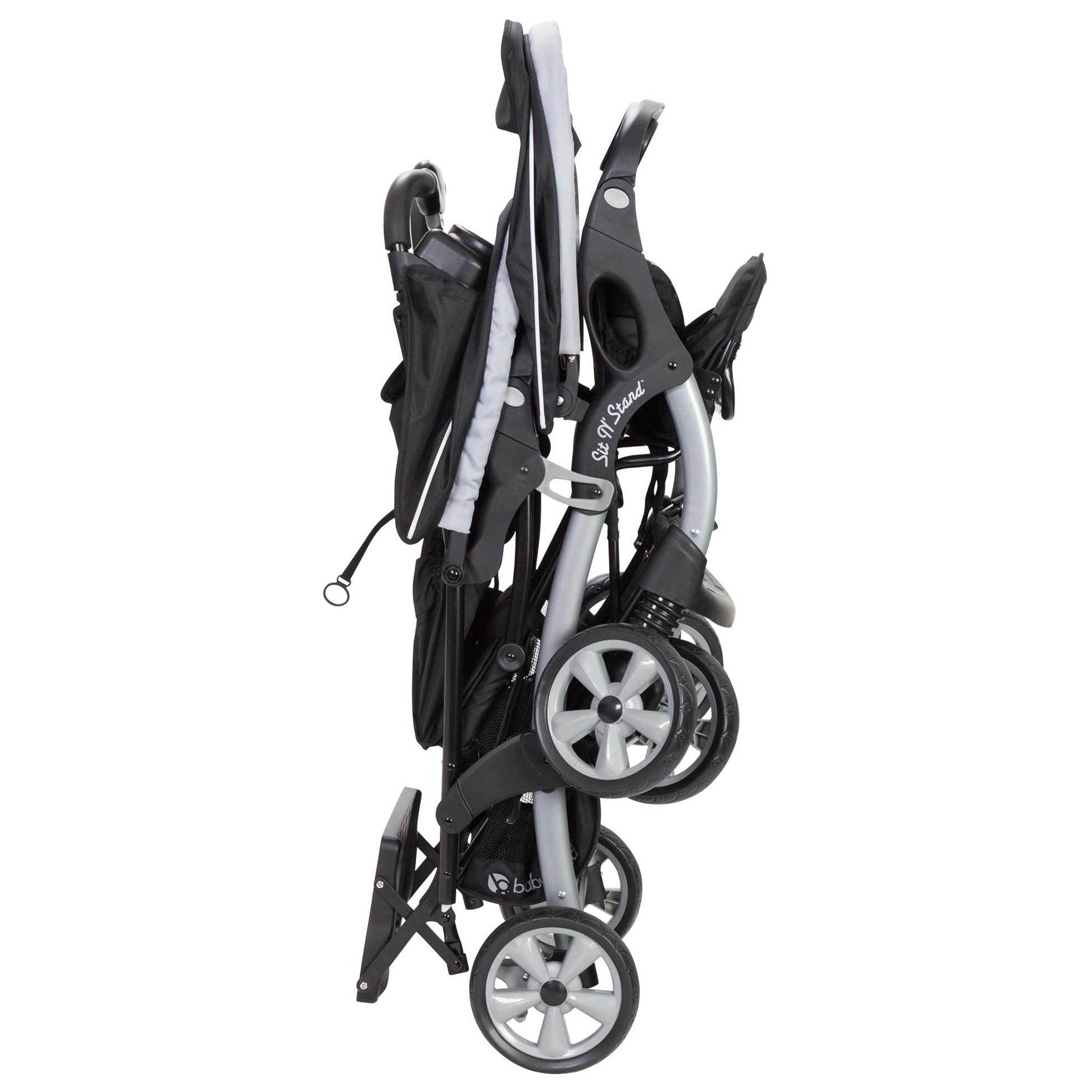 Baby Trend Sit N Stand Travel Double Baby Stroller and Car Seat Combo, Stormy - Smart-nests