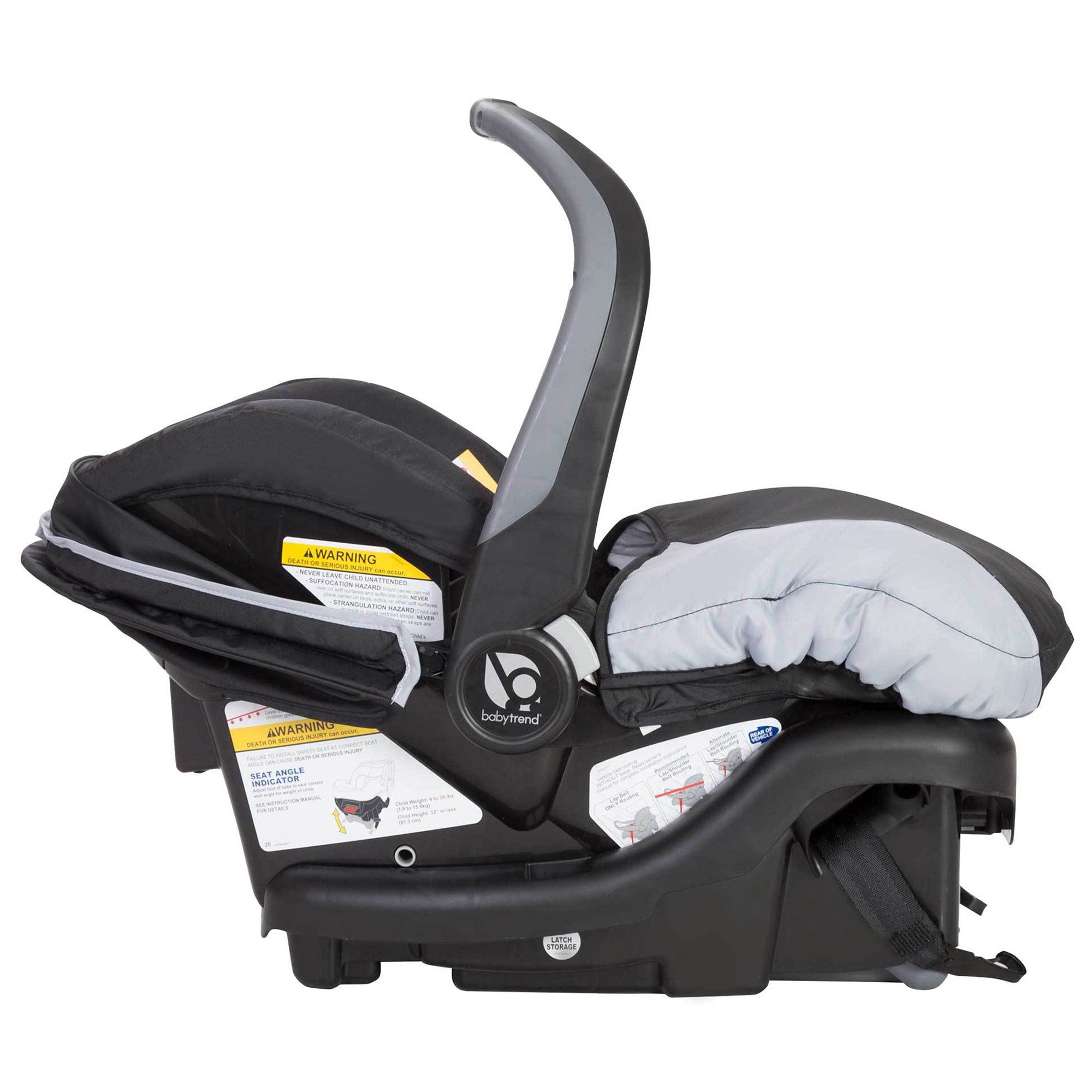 Baby Trend Sit N Stand Travel Double Baby Stroller and Car Seat Combo, Stormy - Smart-nests