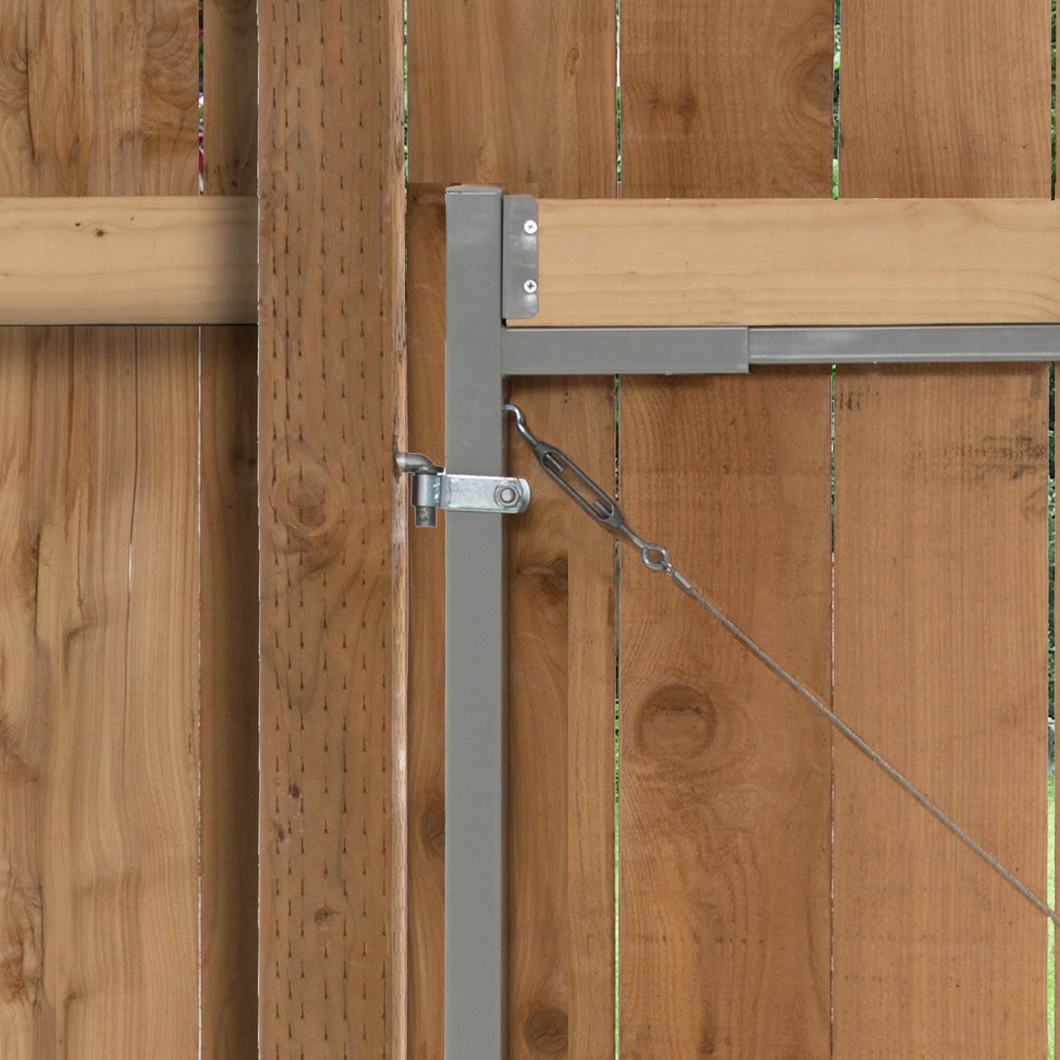 Adjust-A-Gate Steel Frame Gate Building Kit, 36"-72" Wide Opening Up To 6' High - Smart-nests