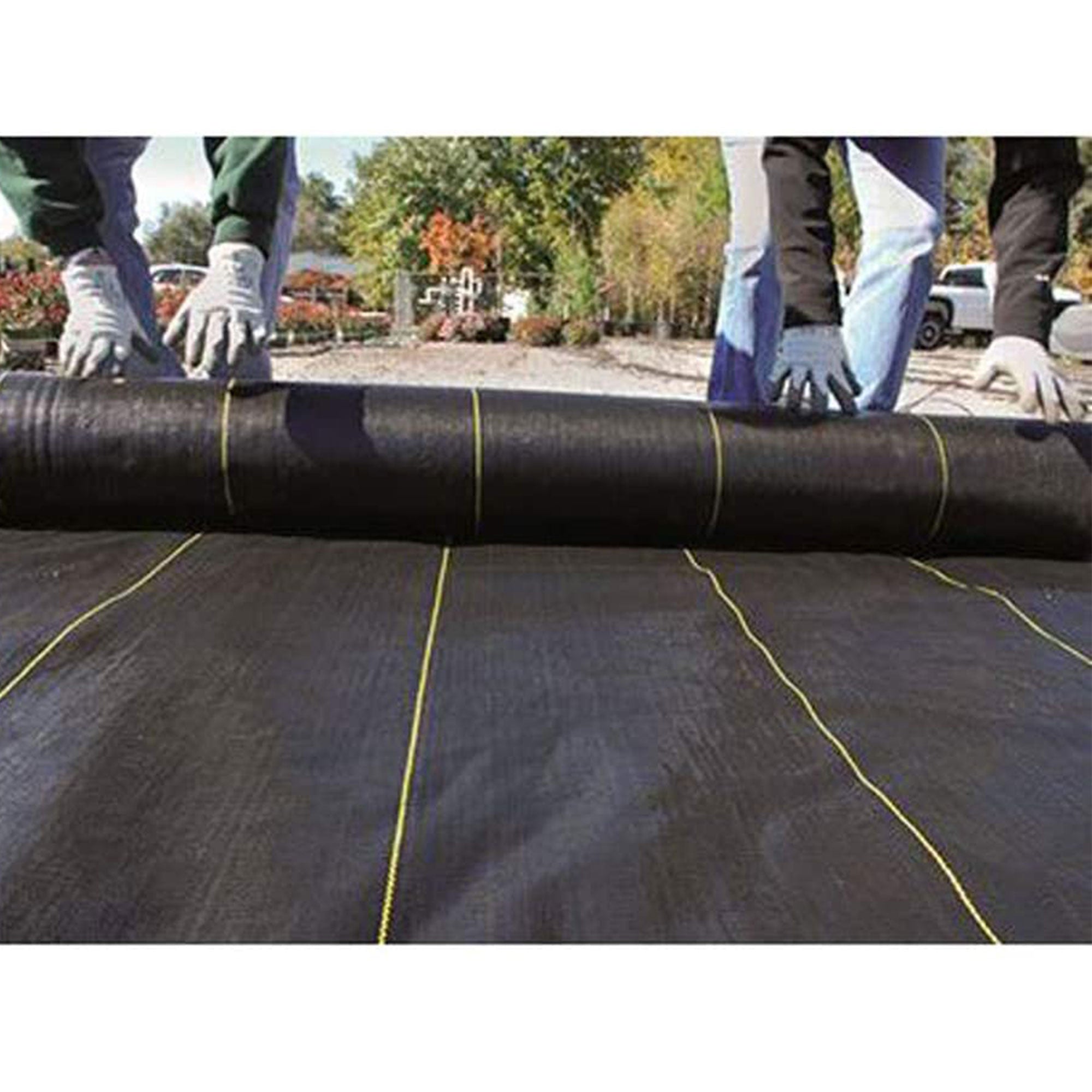 DeWitt Sunbelt 6' x 300' Woven Weed Barrier Landscape Fabric Ground Cover, 4Pack - Smart-nests