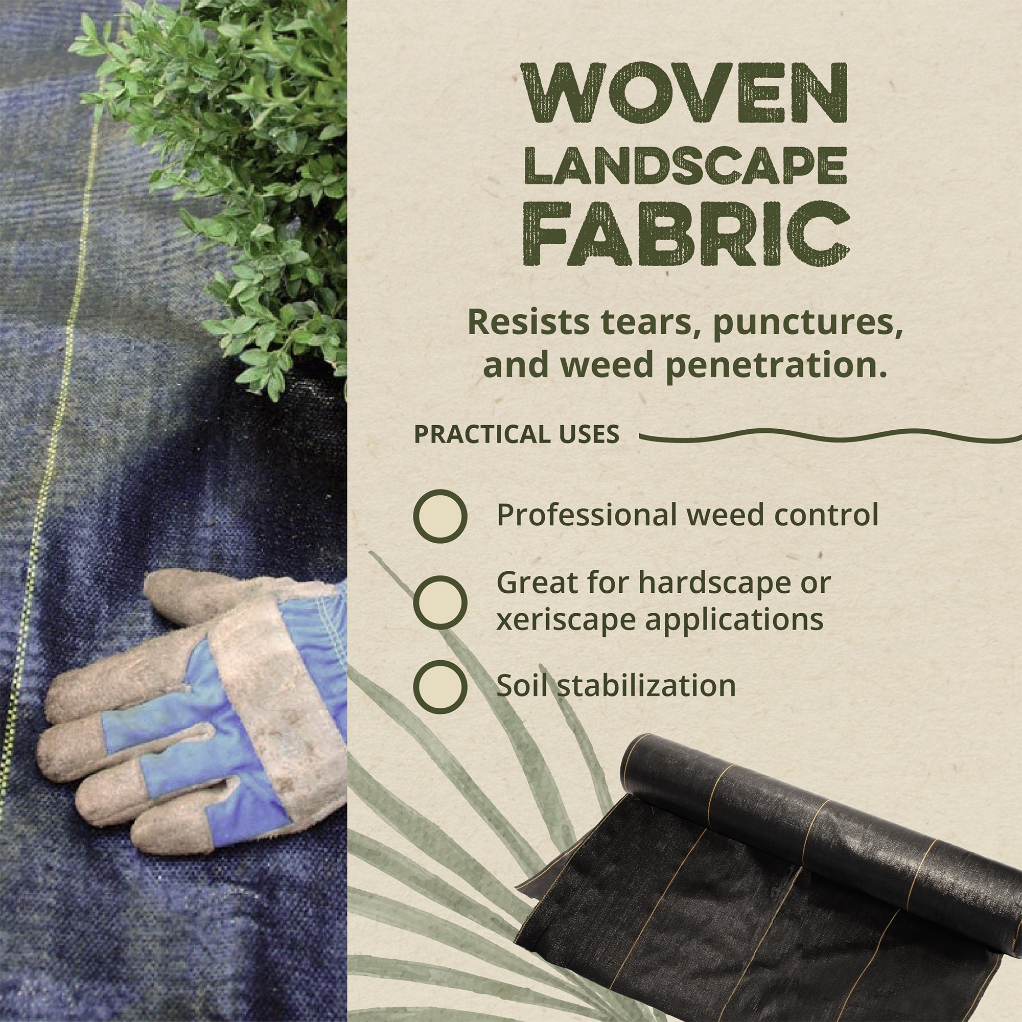 DeWitt P5 Pro 5 5oz 5' x 250' Commercial Landscape Weed Barrier Ground Fabric - Smart-nests