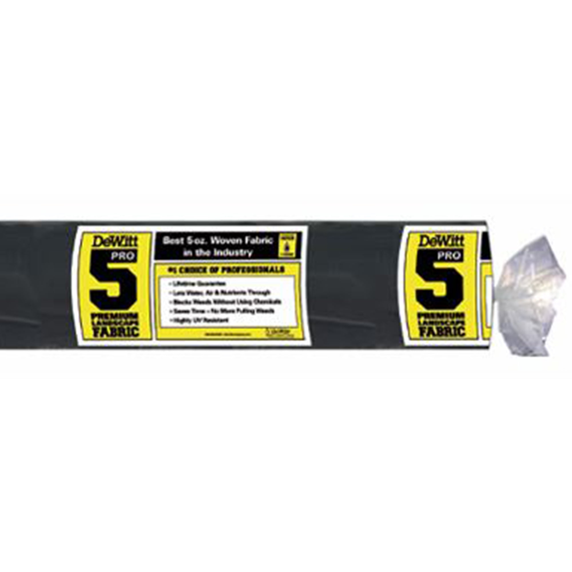 DeWitt P5 Pro 5 5oz 5' x 250' Commercial Landscape Weed Barrier Ground Fabric - Smart-nests