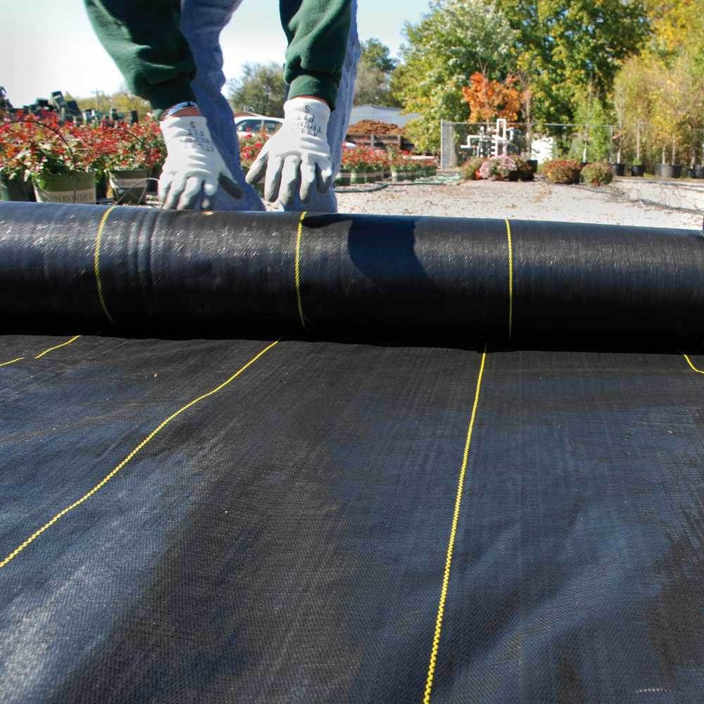 DeWitt Sunbelt 3' Wide Weed Barrier Landscape Fabric Ground Cover, 300' (2 Pack) - Smart-nests
