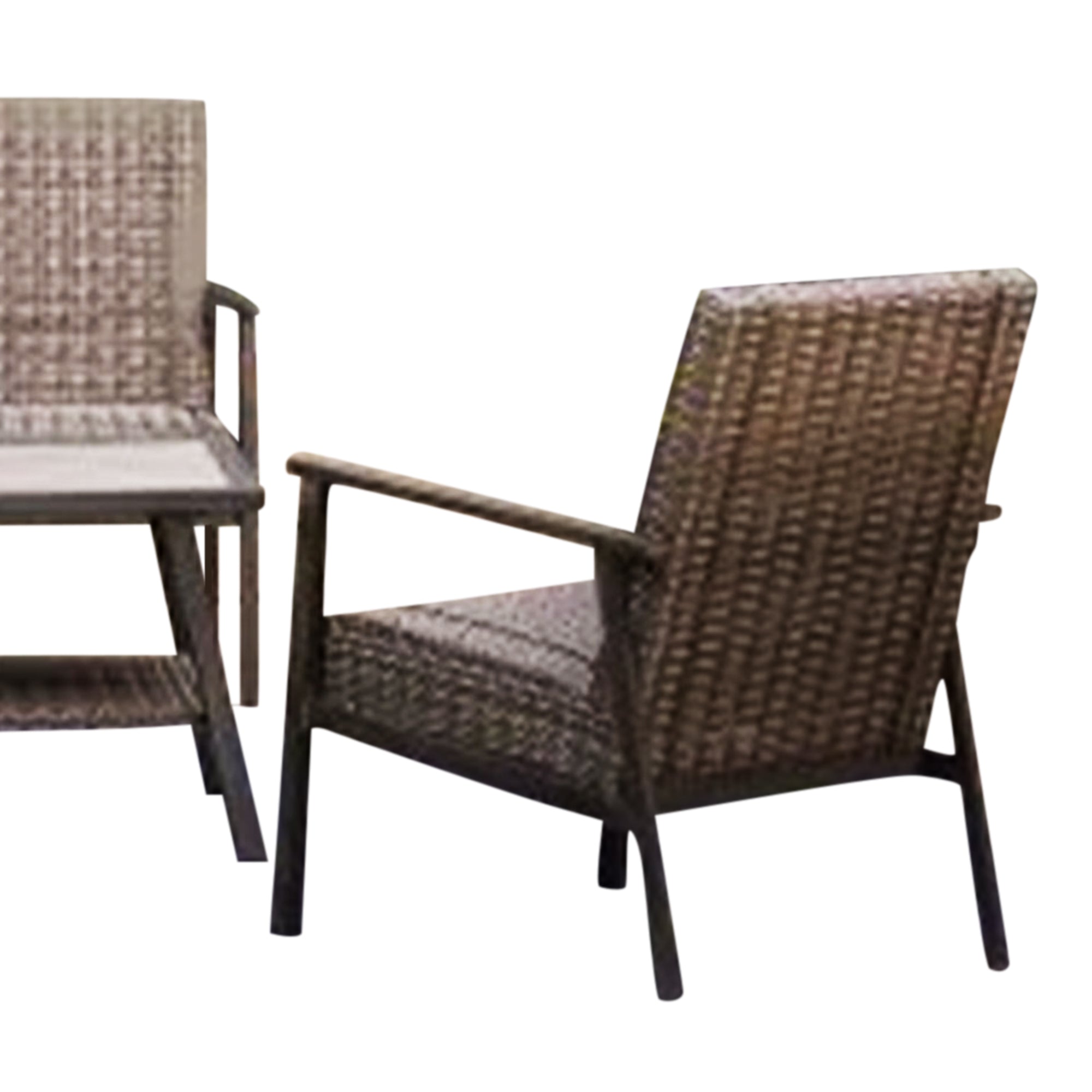 Four Seasons Courtyard Nantucket 4 Piece All Weather Deep Seating Patio Set - Smart-nests