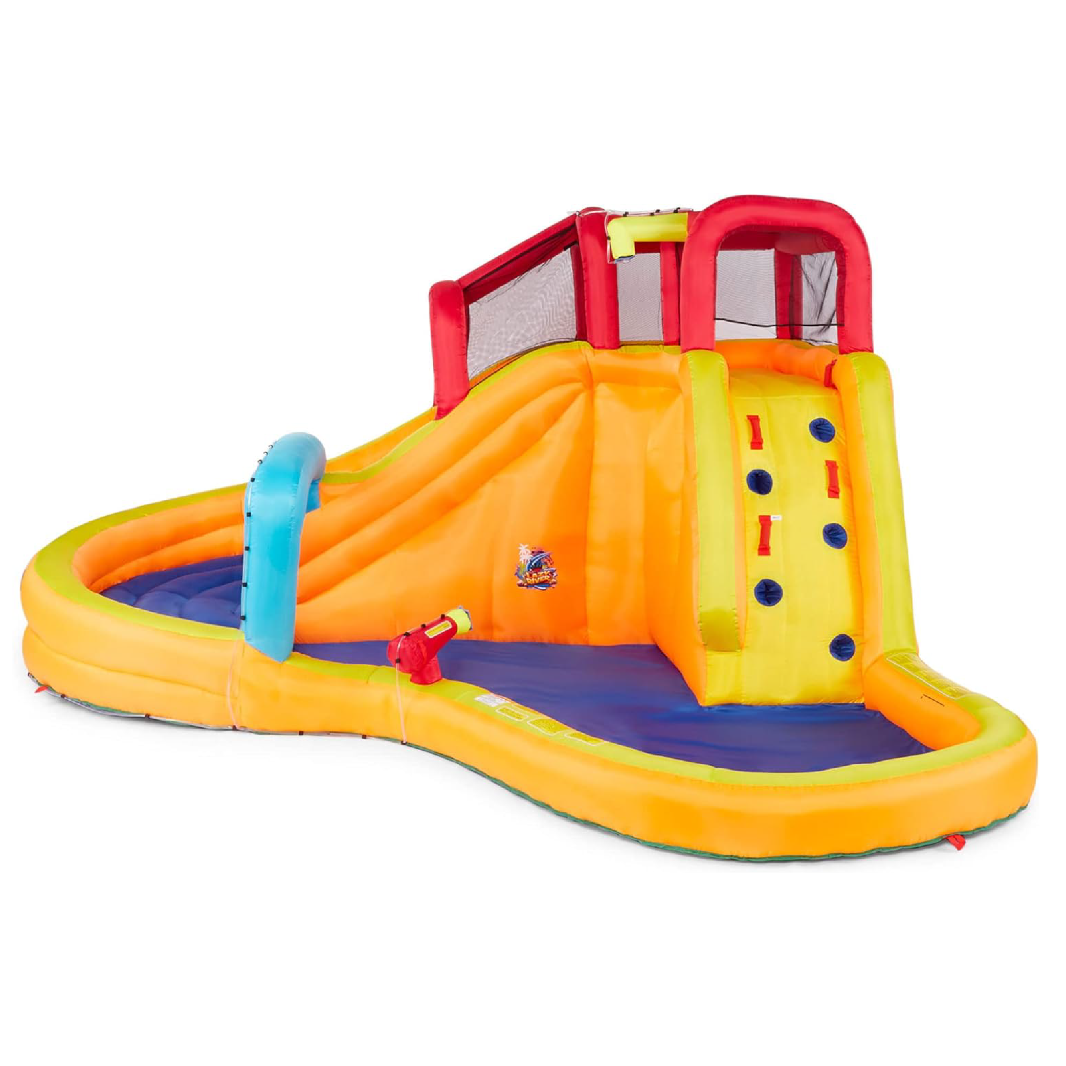 Banzai Kids Inflatable Outdoor Lazy River Adventure Water Park Slide and Pool - Smart-nests