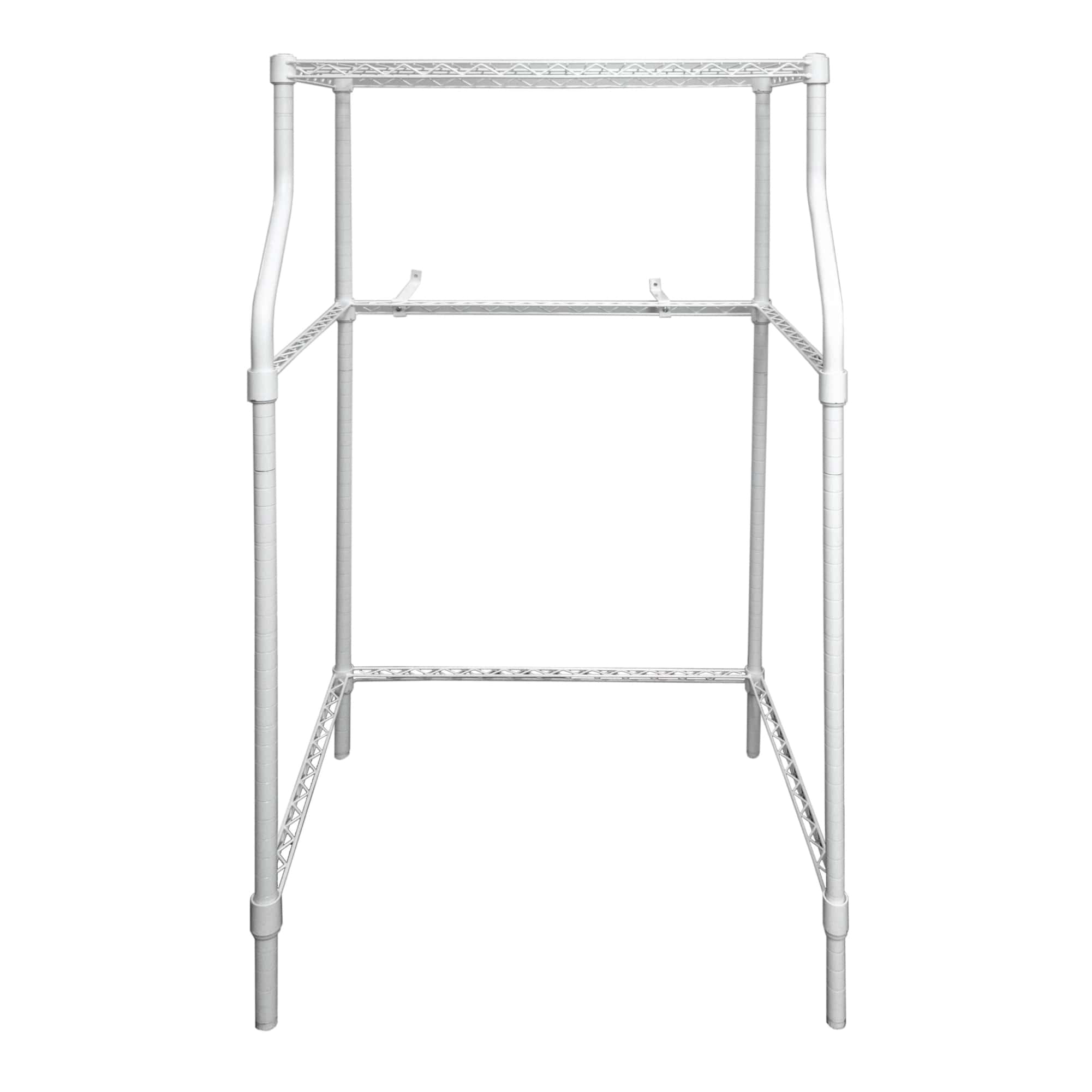 Magic Chef Clothing Drying Rack Stand for Laundry, Powder Coated Metal, White - Smart-nests