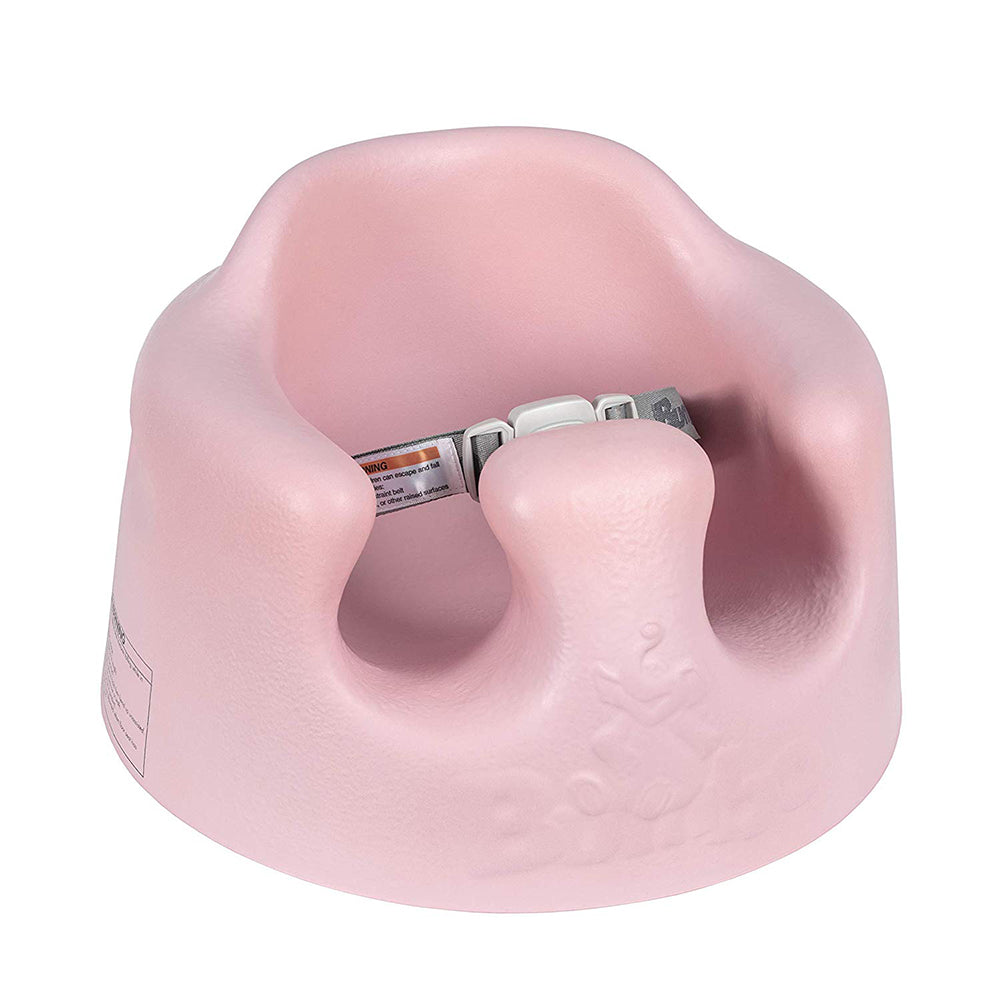 Bumbo Baby Infant Portable Foam Floor Seat with Play Top Tray Attachment, Pink - Smart-nests