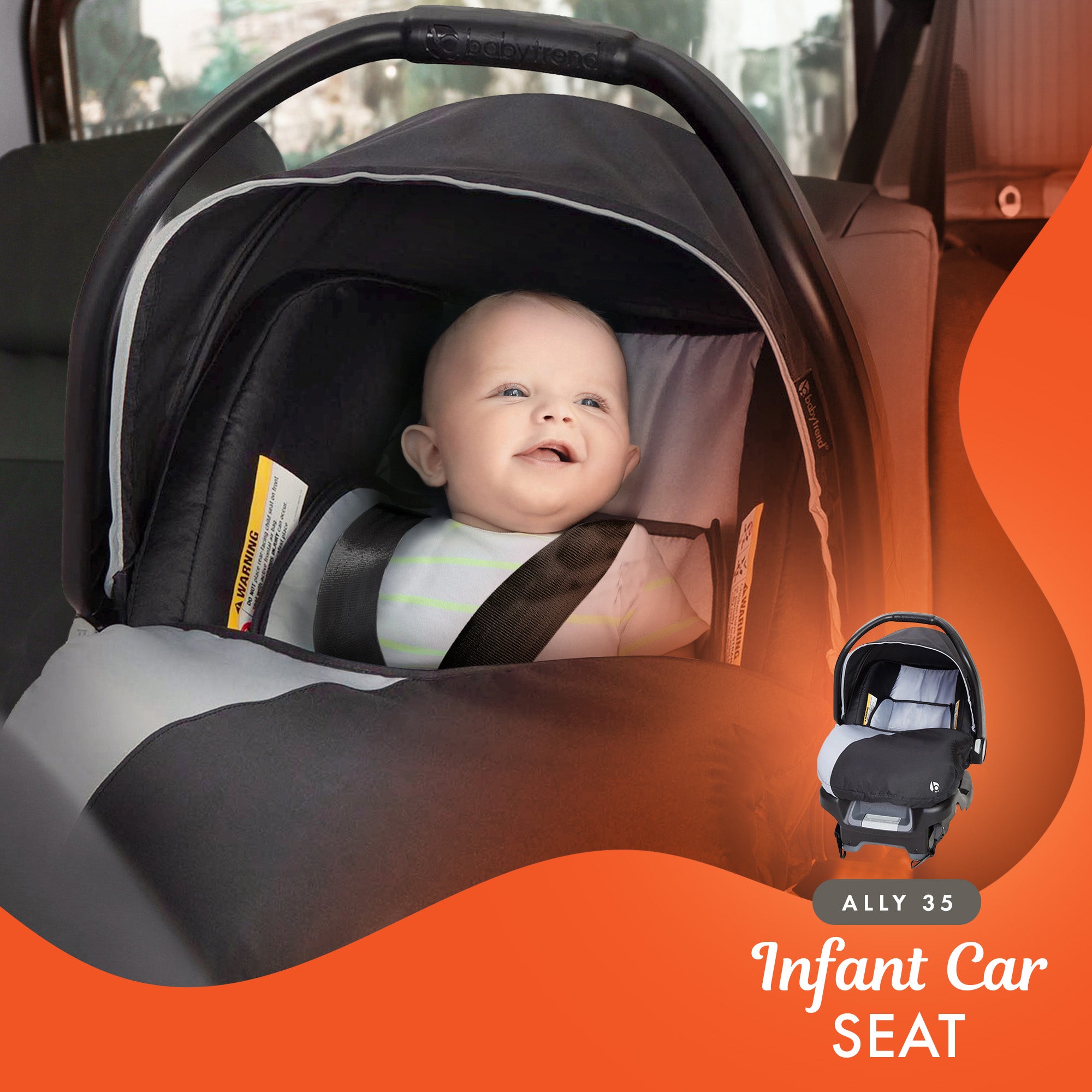 Baby Trend Sit N Stand Baby Double Stroller and 2 Infant Car Seat Combo, Stormy - Smart-nests