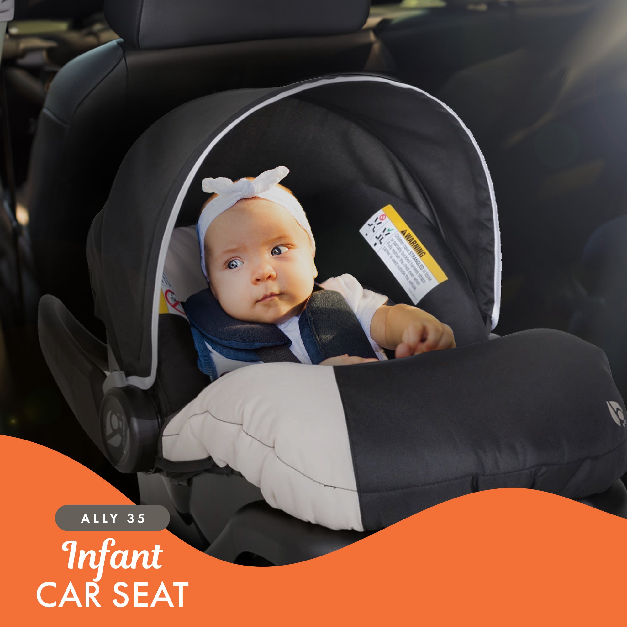 Baby Trend Ally Newborn Baby Infant Car Seat Travel System Cover, 2 Pack, Khaki - Smart-nests