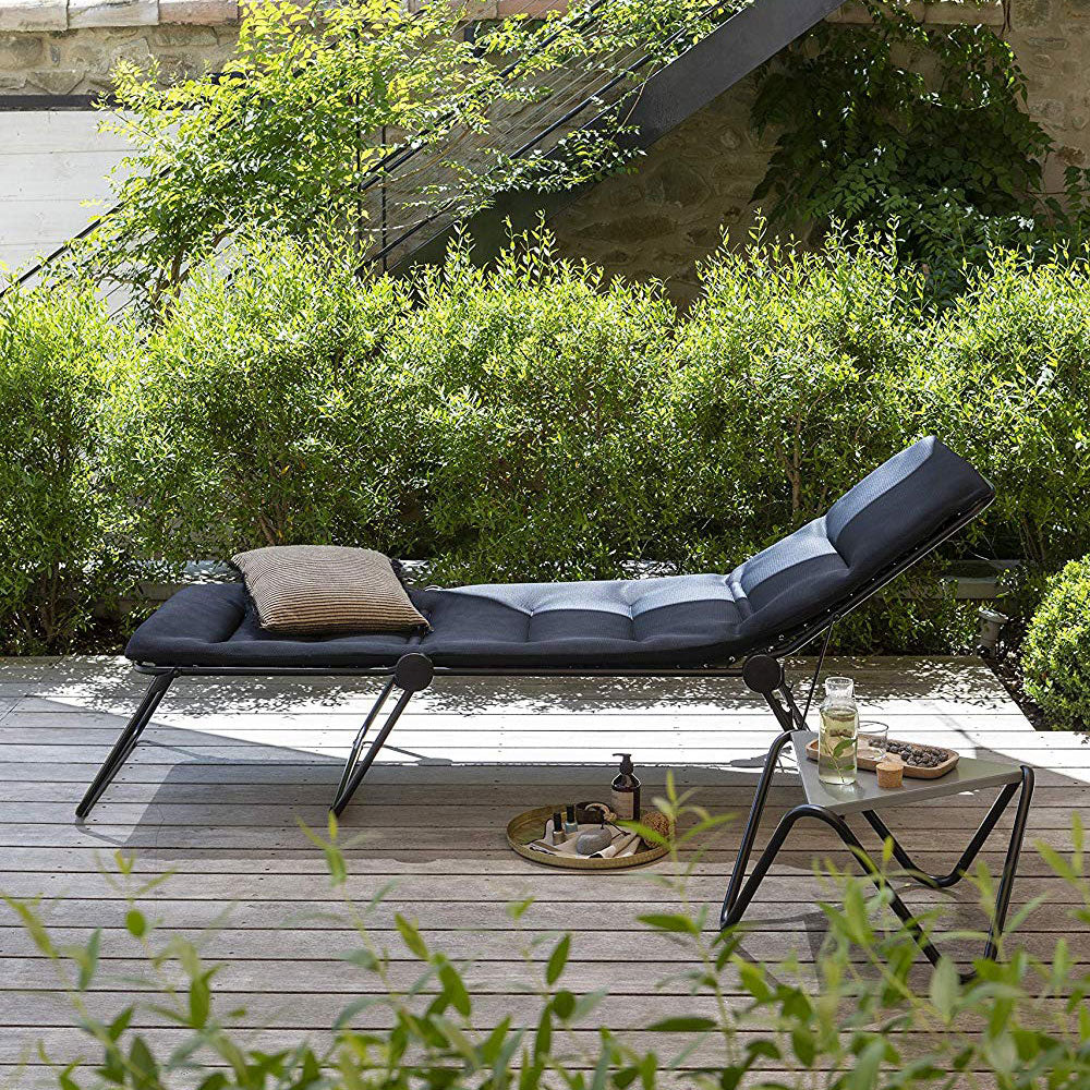 Lafuma Siesta Foldable Patio and Poolside Sunbathing Cushion Chaise Lounge Chair - Smart-nests