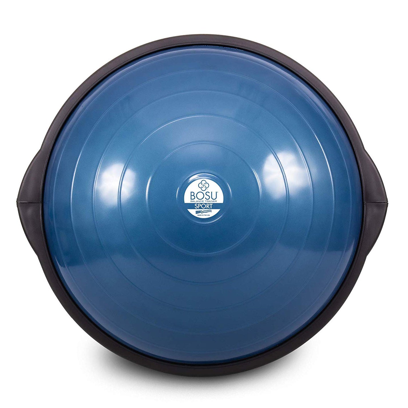 Bosu 50cm Non-Slip Travel-Size Balance Ball Trainer for Home Gym Workout, Blue - Smart-nests
