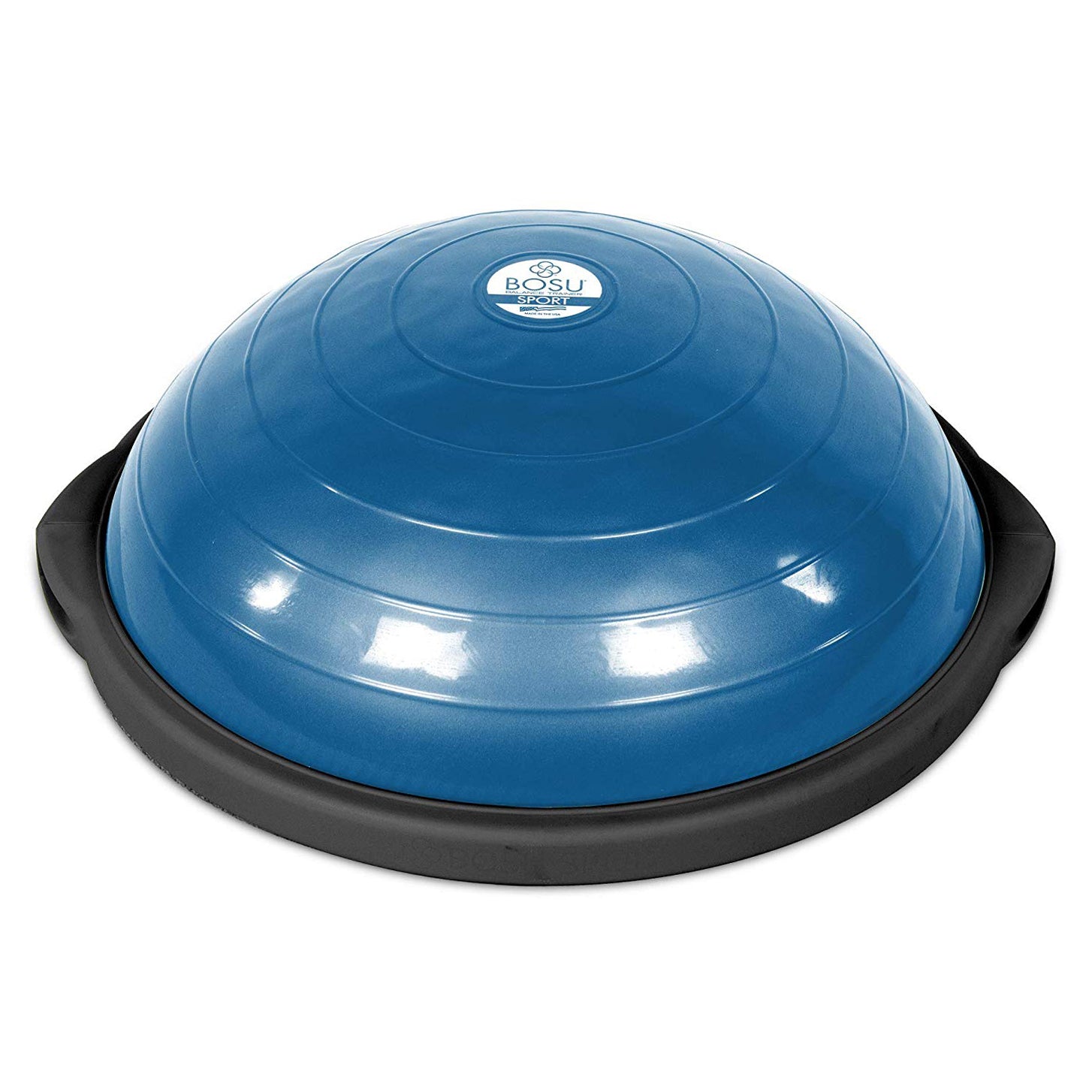 Bosu 50cm Non-Slip Travel-Size Balance Ball Trainer for Home Gym Workout, Blue - Smart-nests