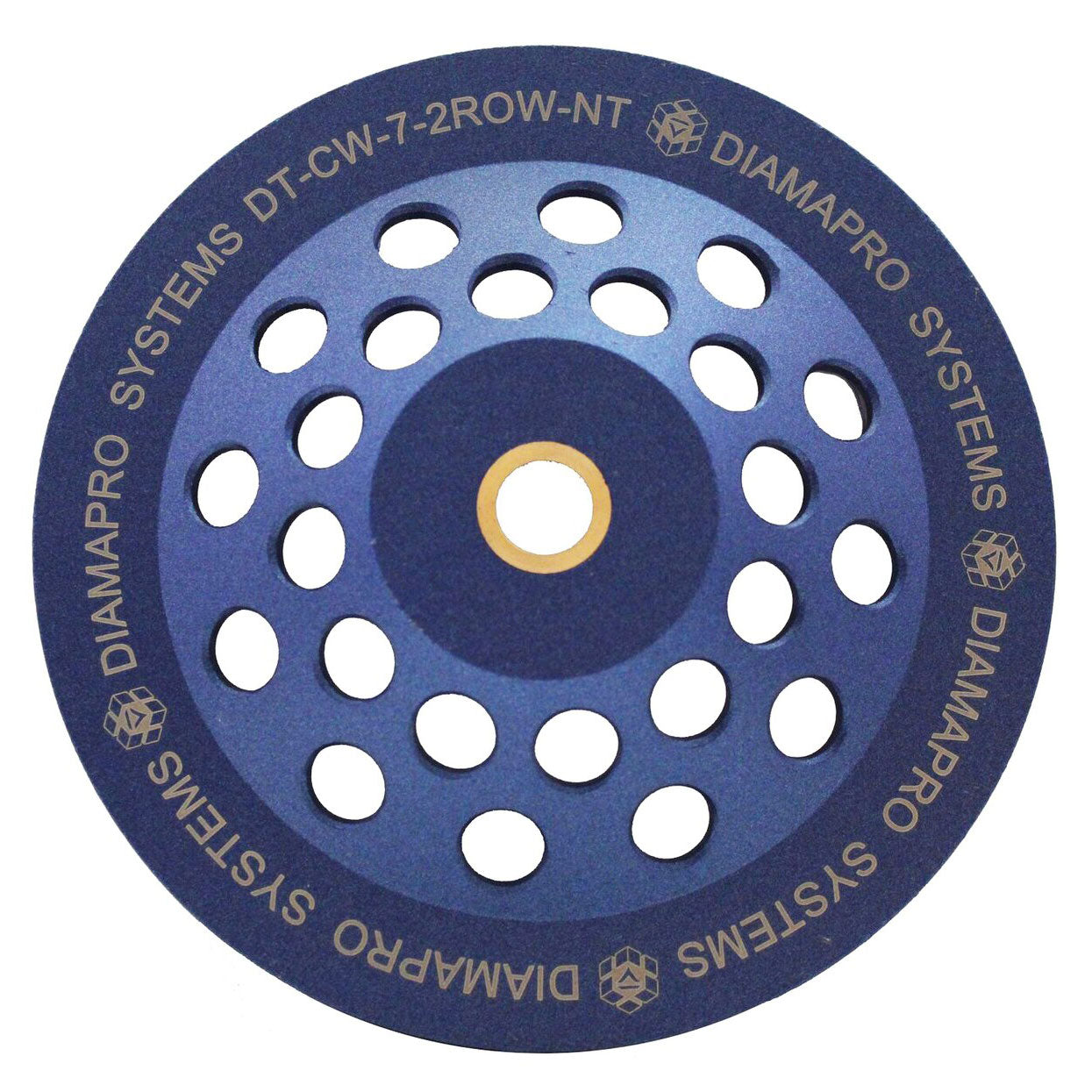 DiamaPro Systems Non Threaded 7 Inch Double Row Concrete Grinding Cup Wheel Tool - Smart-nests