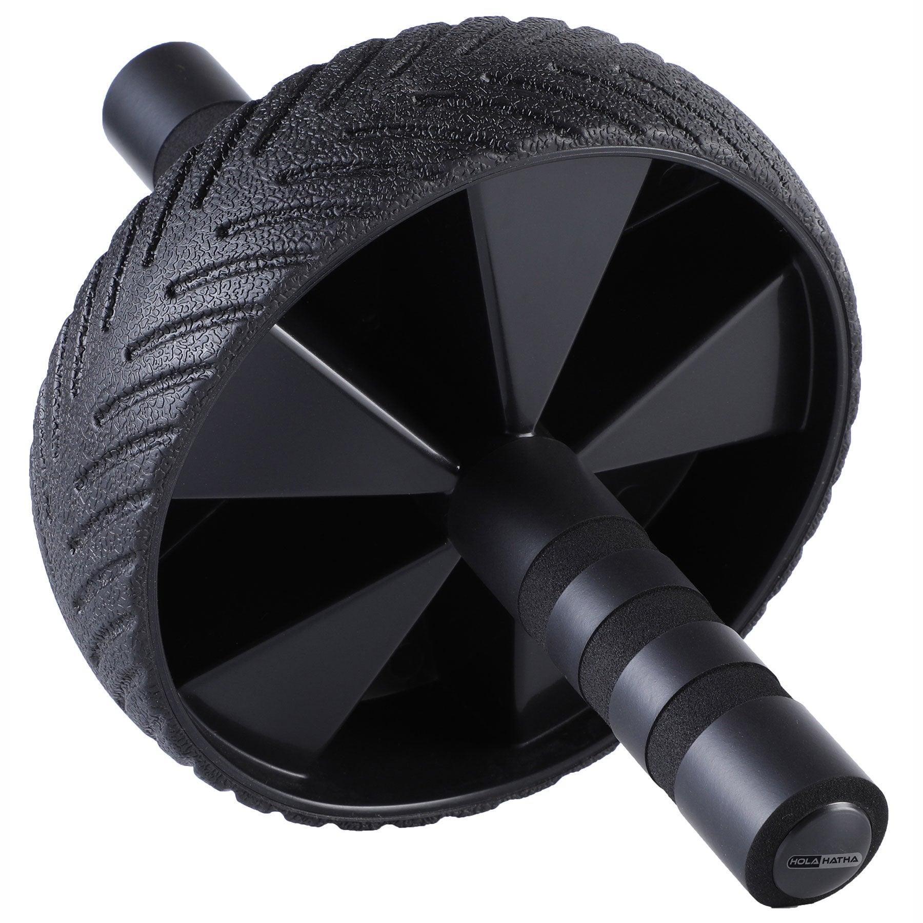 HolaHatha Exercise Fitness Abdominal Core Toner Workout Single Ab Roller Wheel - Smart-nests