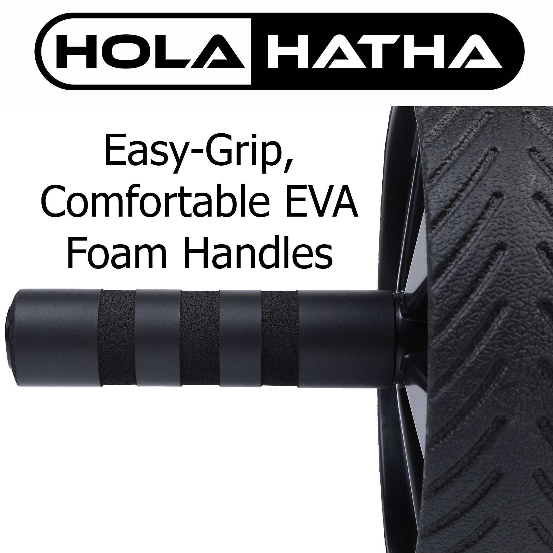 HolaHatha Exercise Fitness Abdominal Core Toner Workout Single Ab Roller Wheel - Smart-nests
