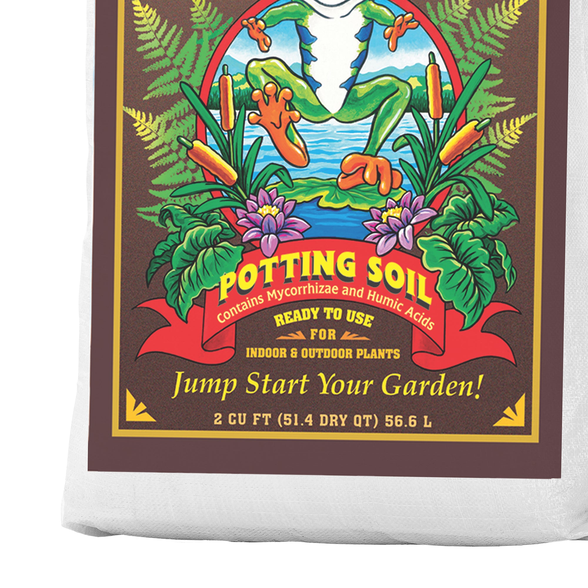 Foxfarm FX14047 Happy Frog Ph Adjusted Garden Potting Soil Mix, 2 Cubic Feet - Smart-nests