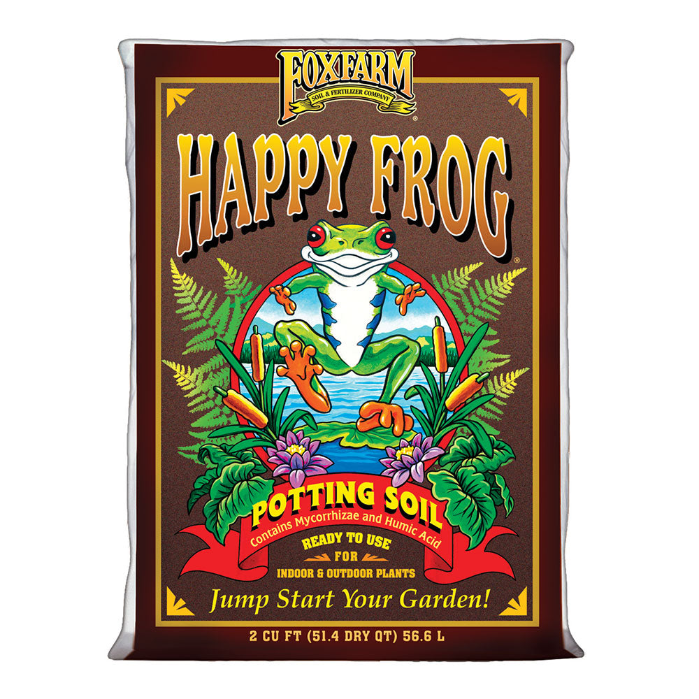Foxfarm FX14047 Happy Frog Ph Adjusted Garden Potting Soil Mix, 2 Cubic Feet - Smart-nests