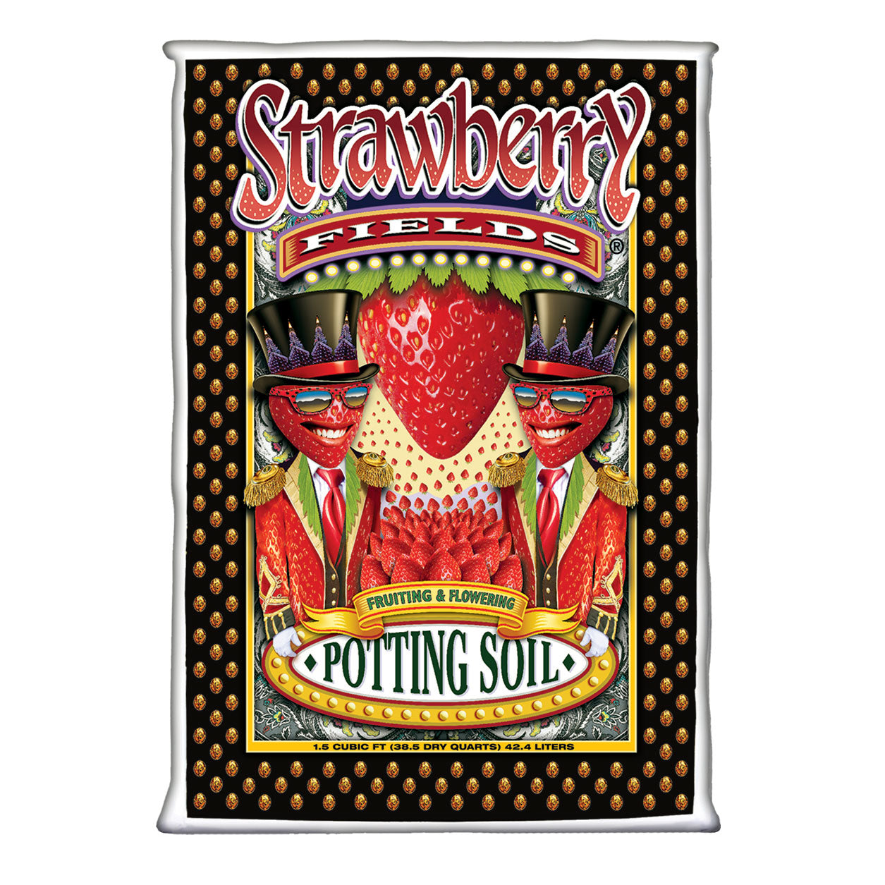 FoxFarm Strawberry Fields Fruiting Flowering Garden Potting Soil, 1.5 Cubic Feet - Smart-nests