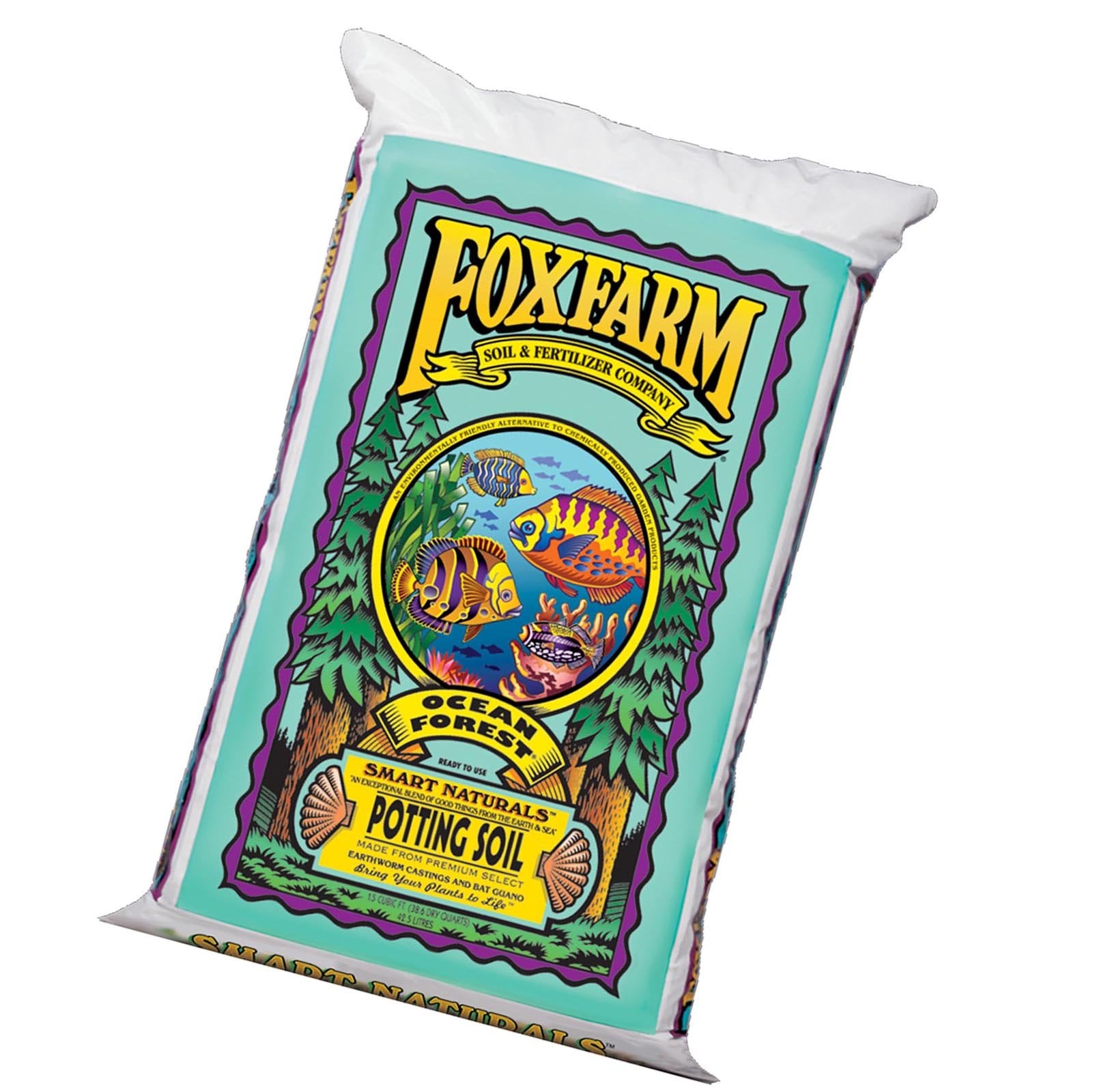 Foxfarm FX14000 Ocean Forest Garden Potting Soil Bag 6.3-6.8 pH, 1.5 Cubic Feet - Smart-nests