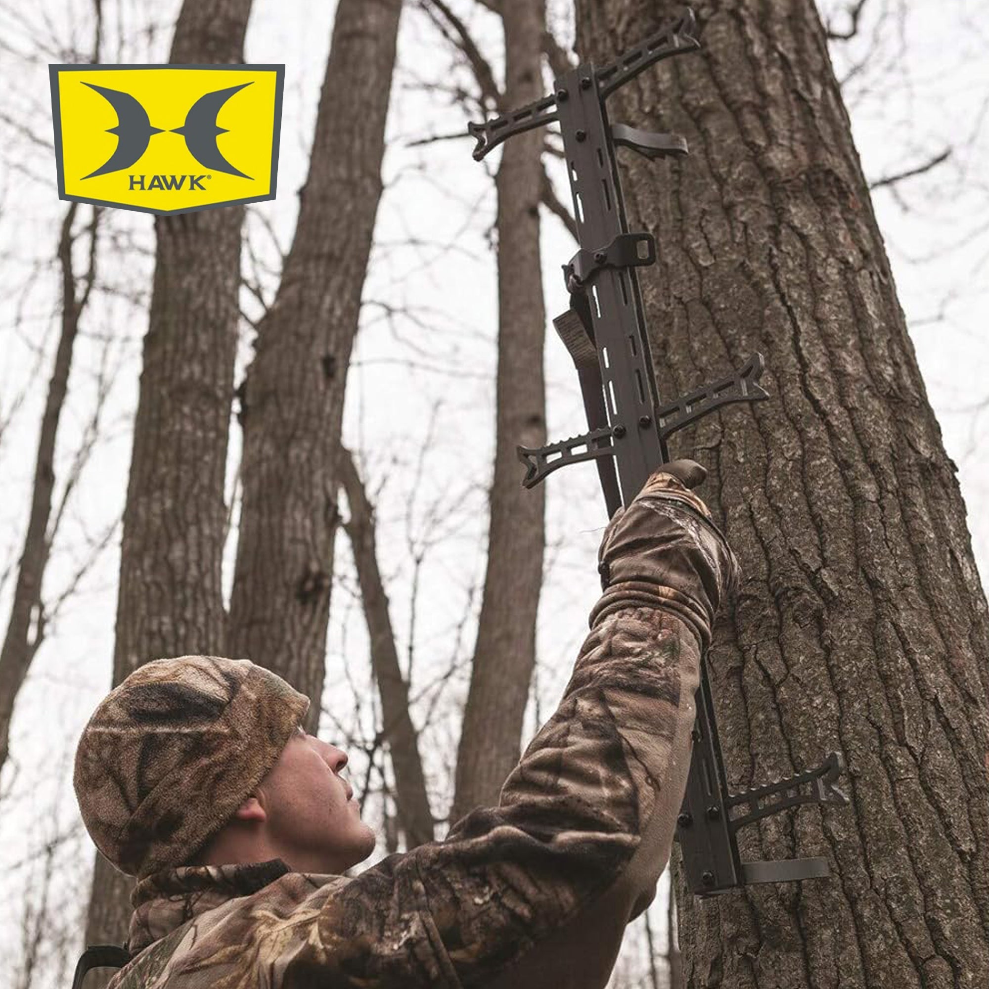 Hawk Helium 30" Climbing Sticks, Tree Climbing Gear Hunting Accessories, 3 Pack - Smart-nests