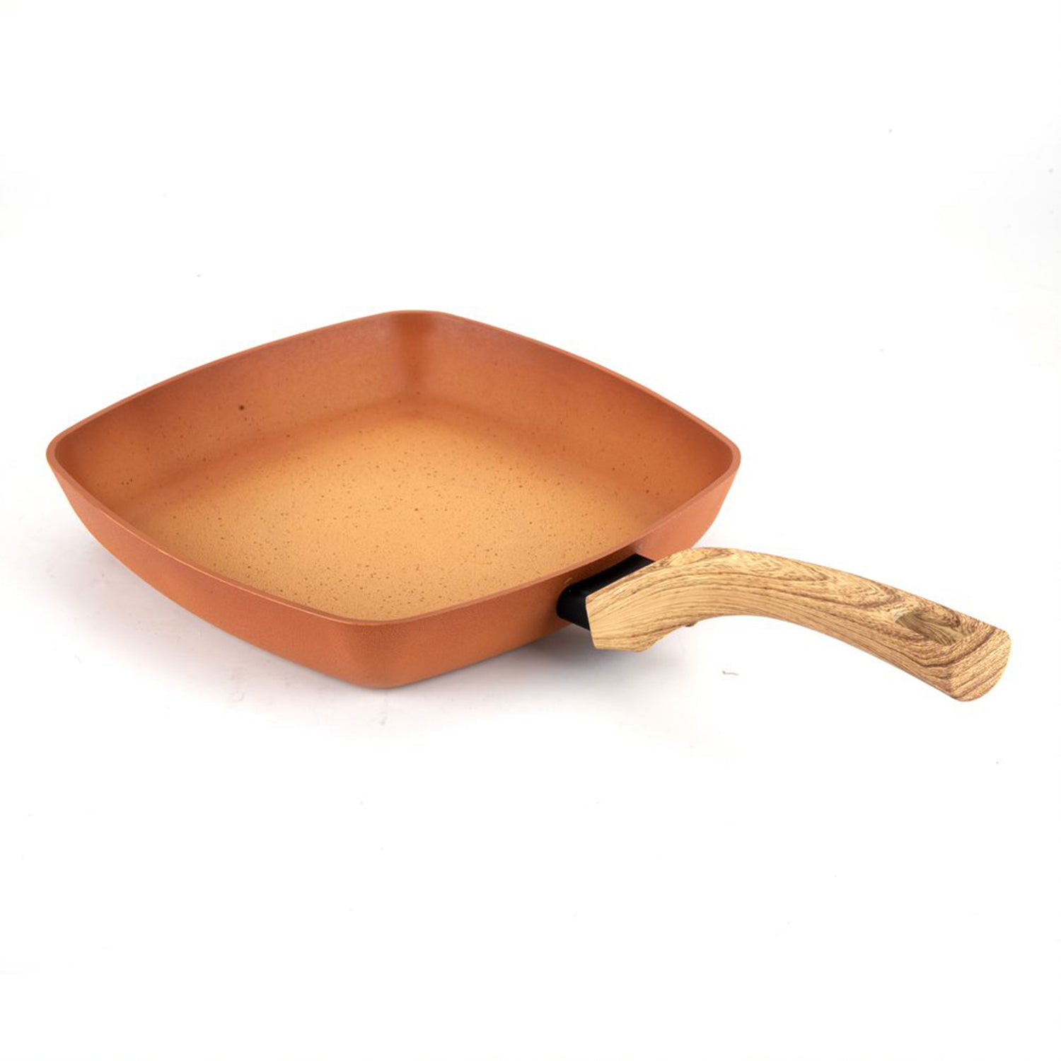 Hamilton Beach 11 Inch Forged Aluminum Terracotta Nonstick Coated Griddle Pan - Smart-nests