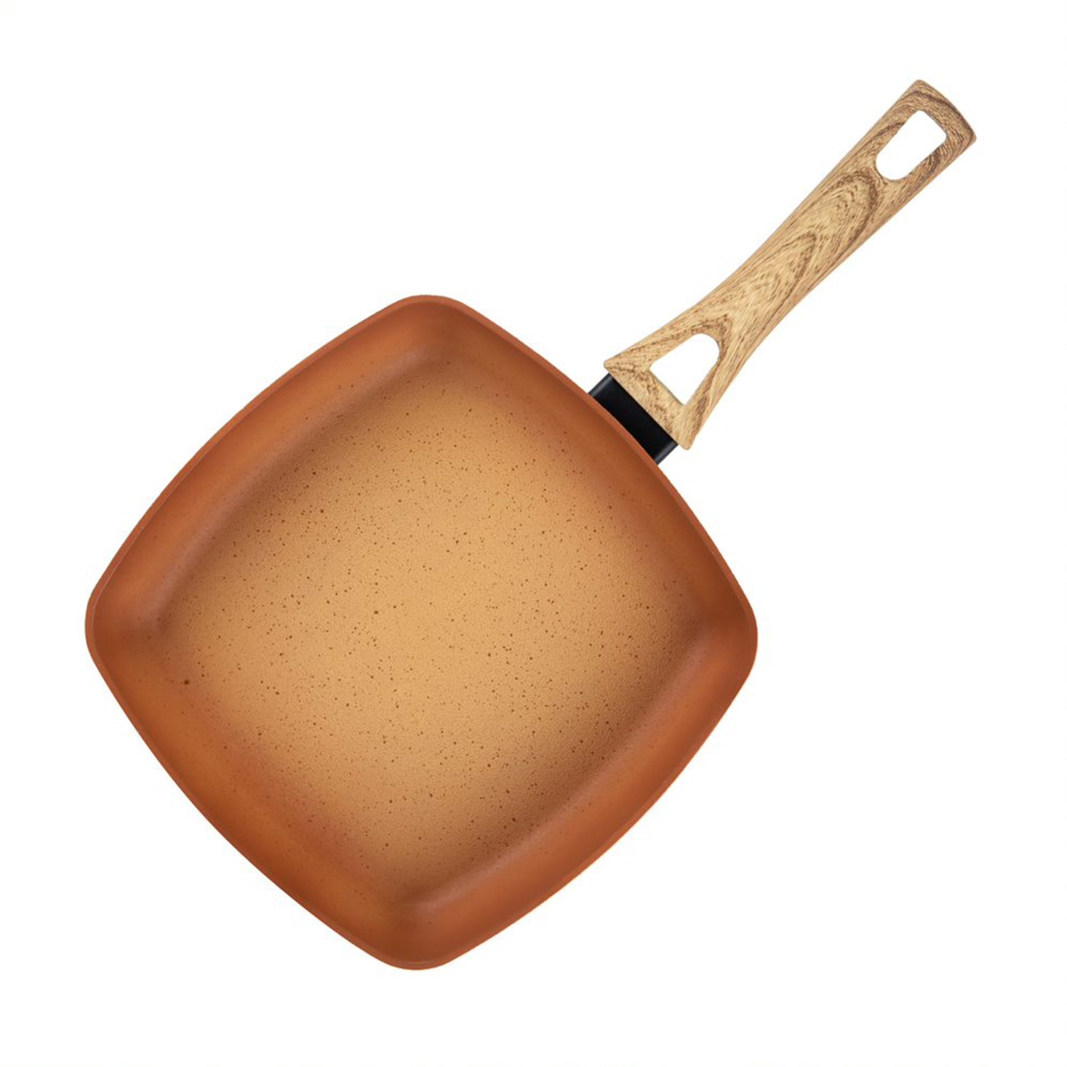 Hamilton Beach 11 Inch Forged Aluminum Terracotta Nonstick Coated Griddle Pan - Smart-nests